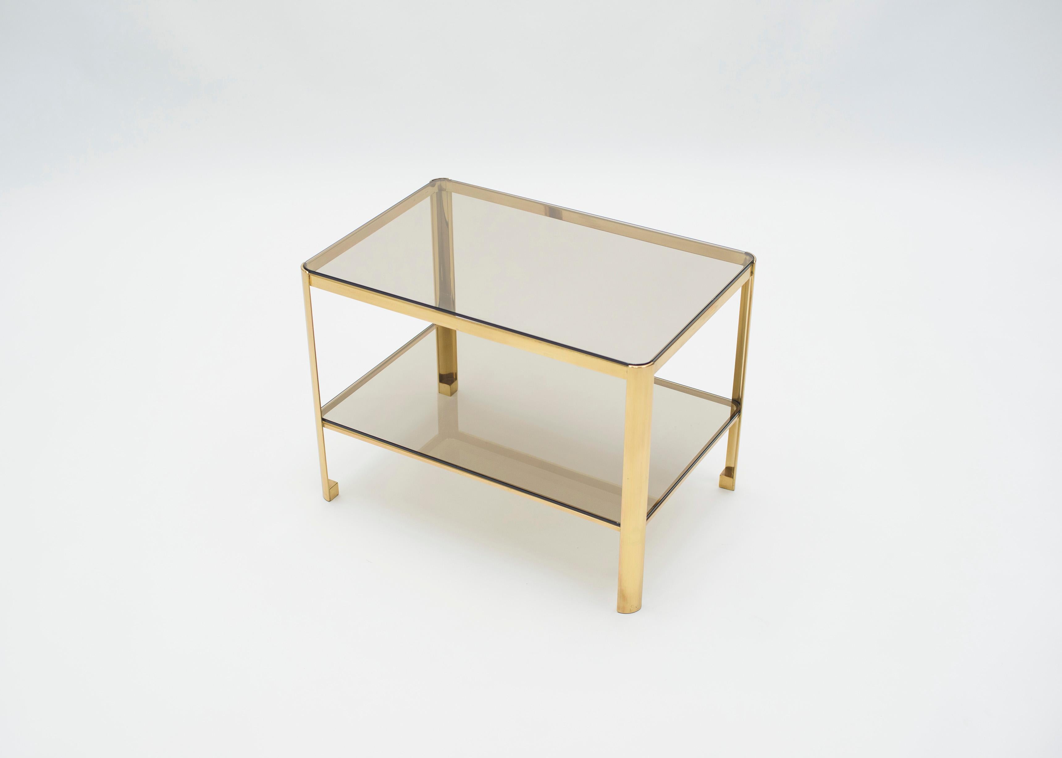 French Bronze Occasional Side Table by Jacques Quinet for Broncz, 1960s 6
