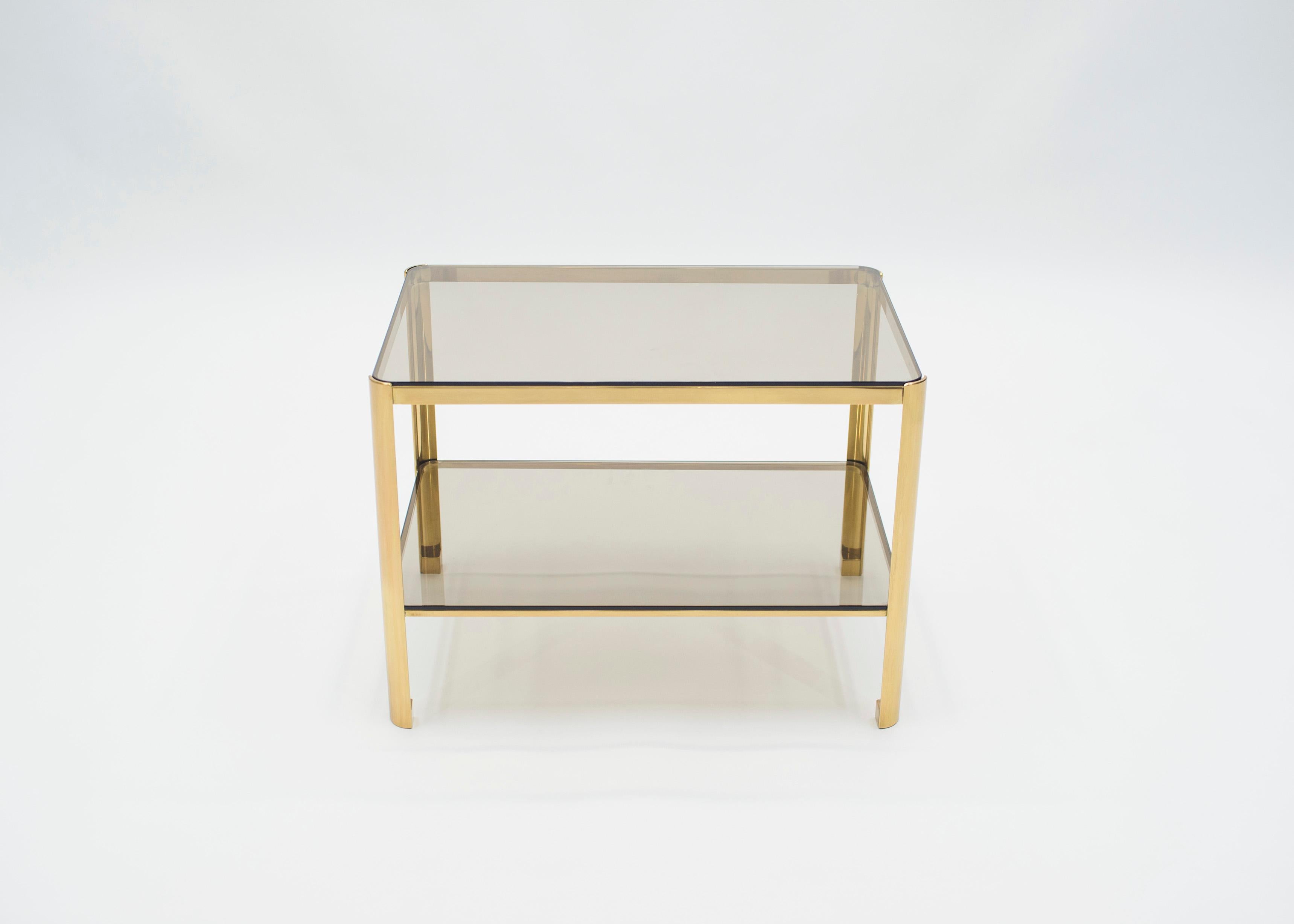 French Bronze Occasional Side Table by Jacques Quinet for Broncz, 1960s (Mitte des 20. Jahrhunderts)