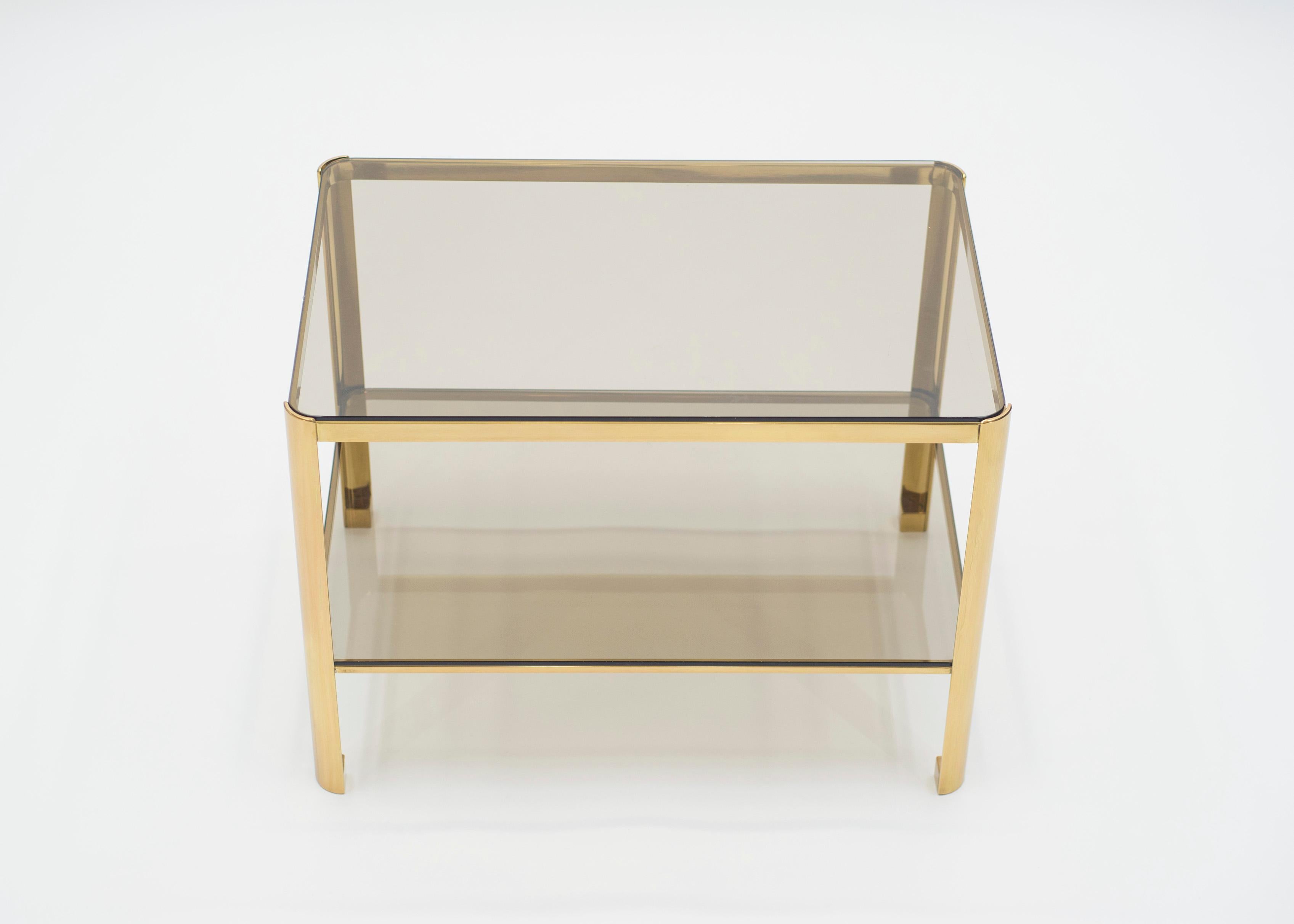 French Bronze Occasional Side Table by Jacques Quinet for Broncz, 1960s 1
