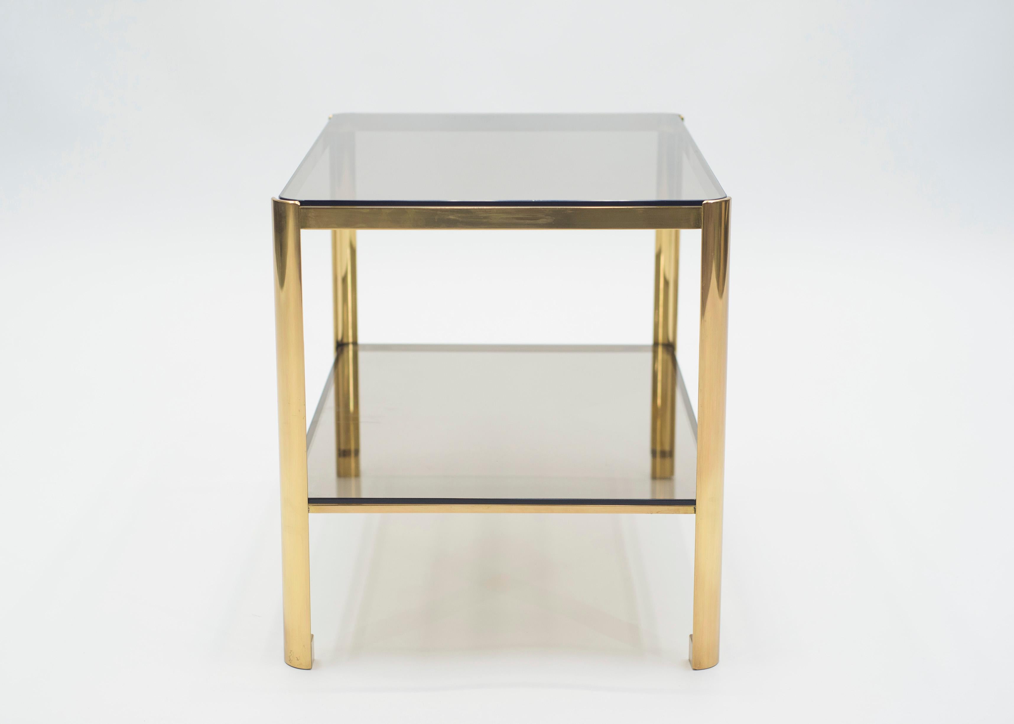 French Bronze Occasional Side Table by Jacques Quinet for Broncz, 1960s 4