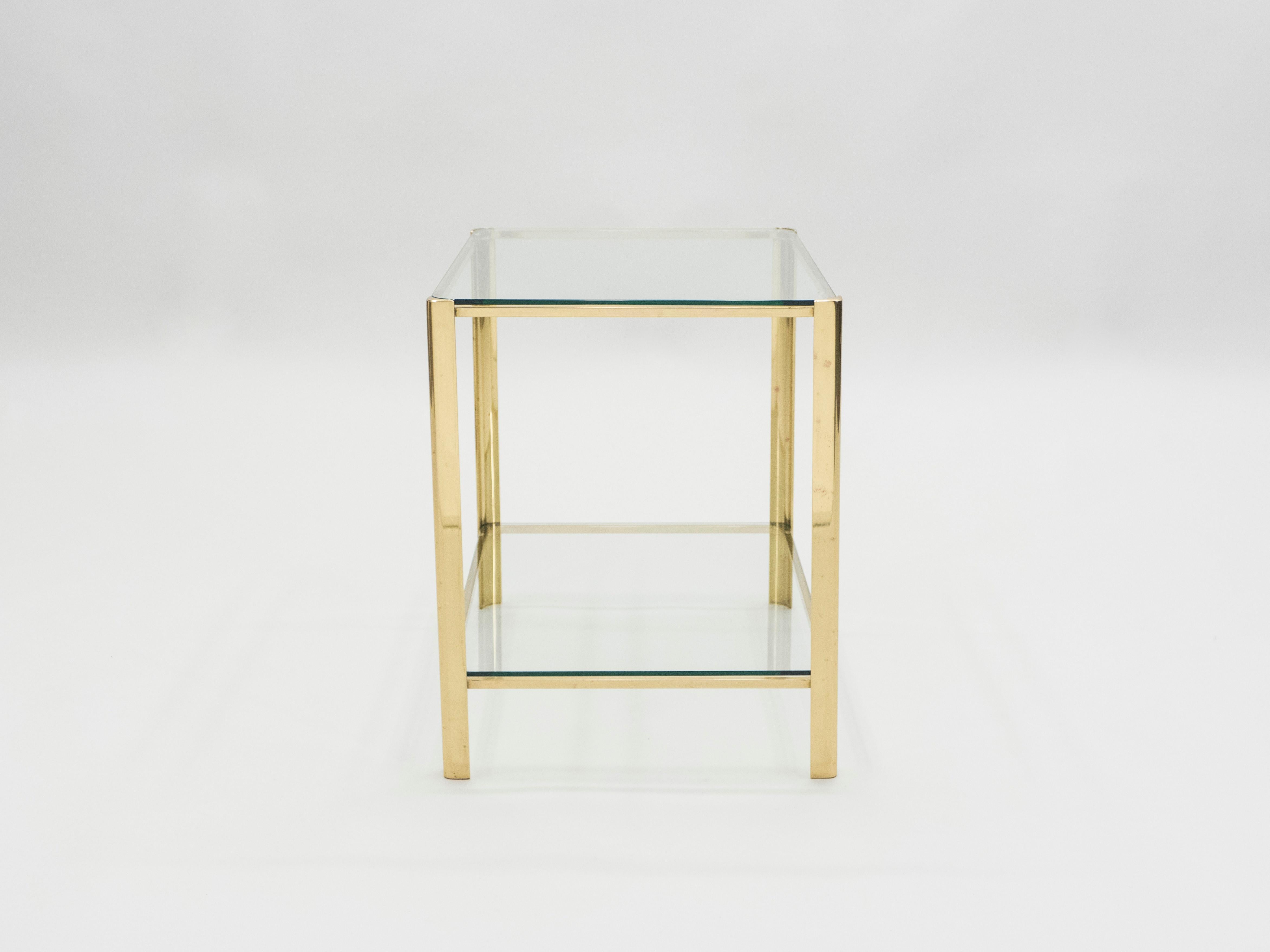 French Bronze occasional side table by Jacques Quinet for Broncz, 1960s For Sale 5