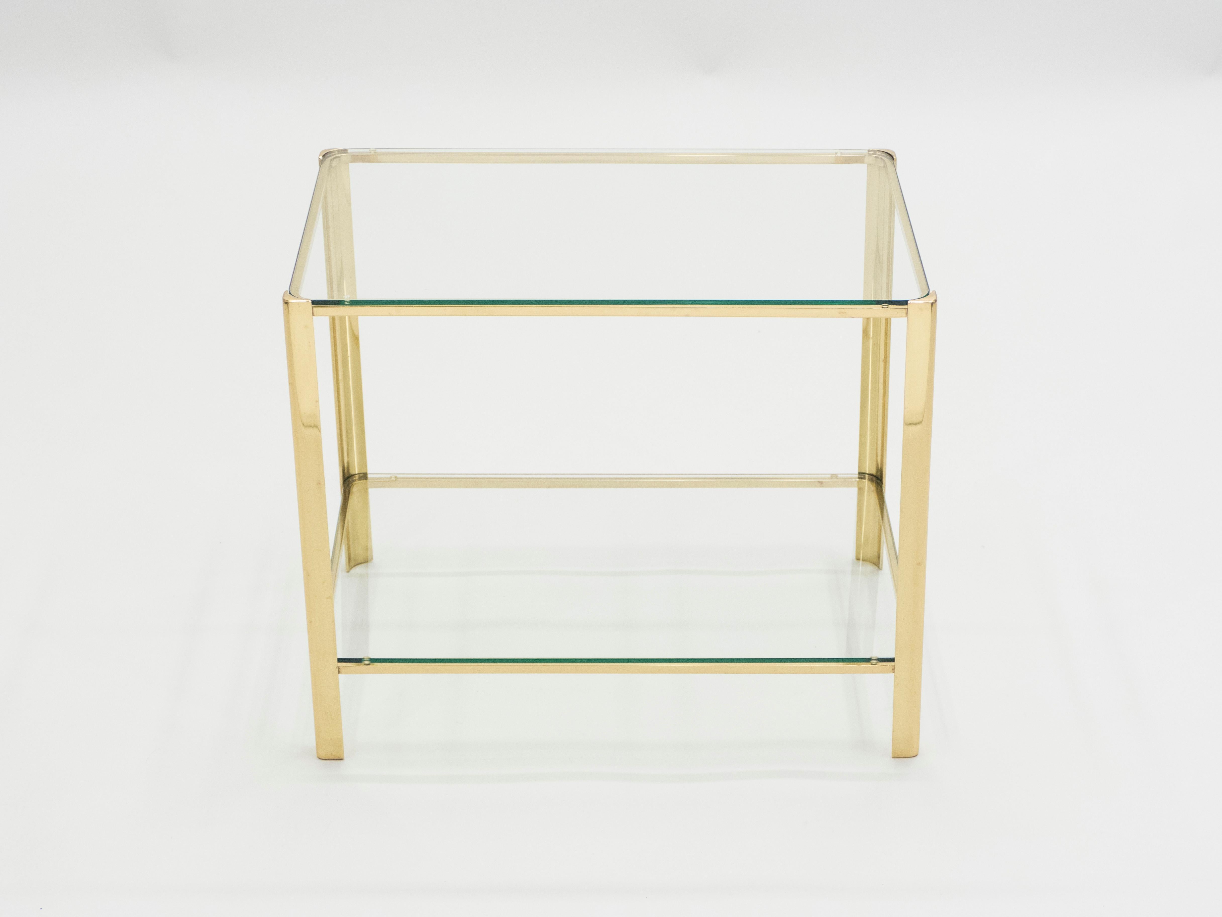 French Bronze occasional side table by Jacques Quinet for Broncz, 1960s In Good Condition For Sale In Paris, IDF