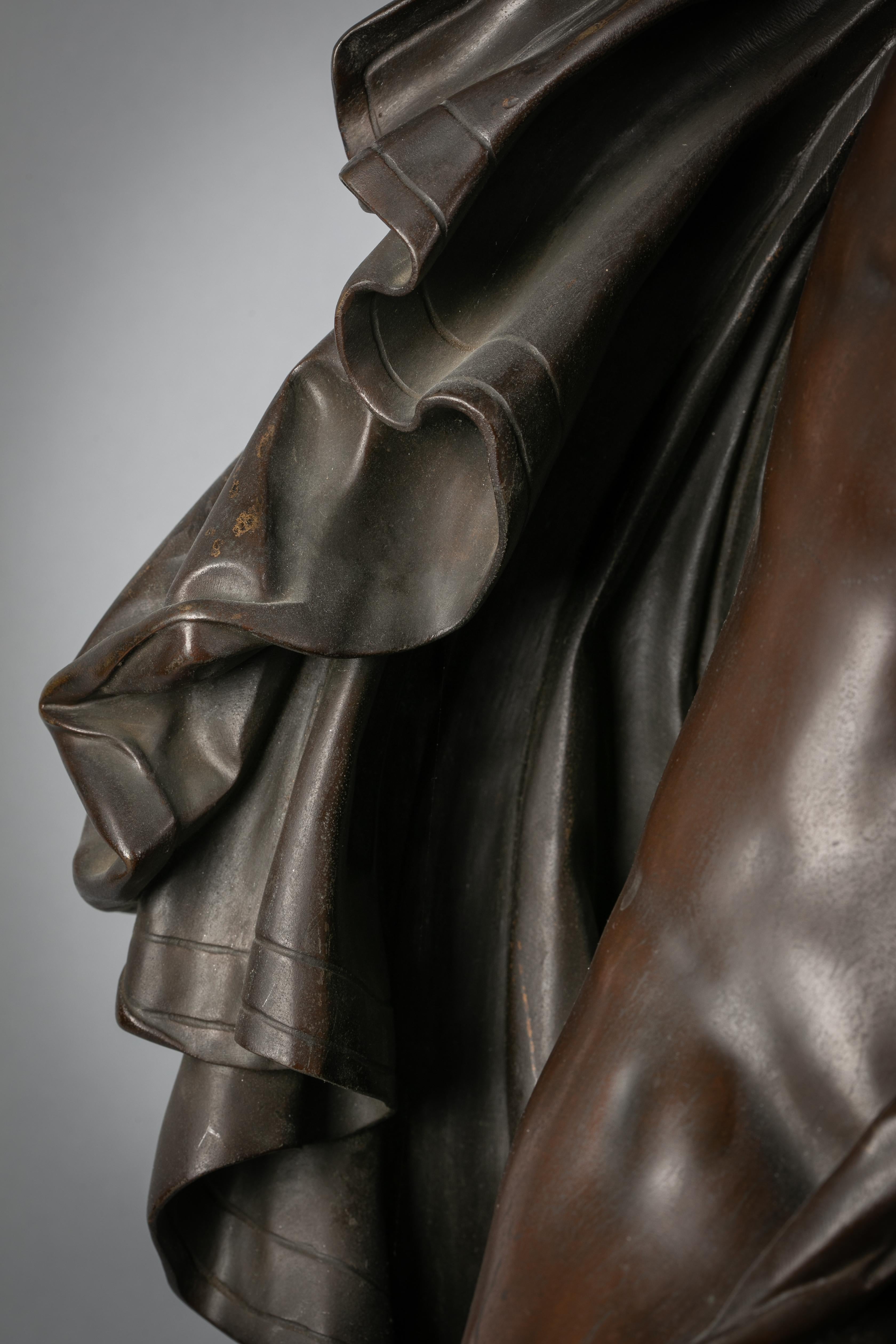 Bronzo francese di Apollo, di Mathurin Moreau in vendita 2
