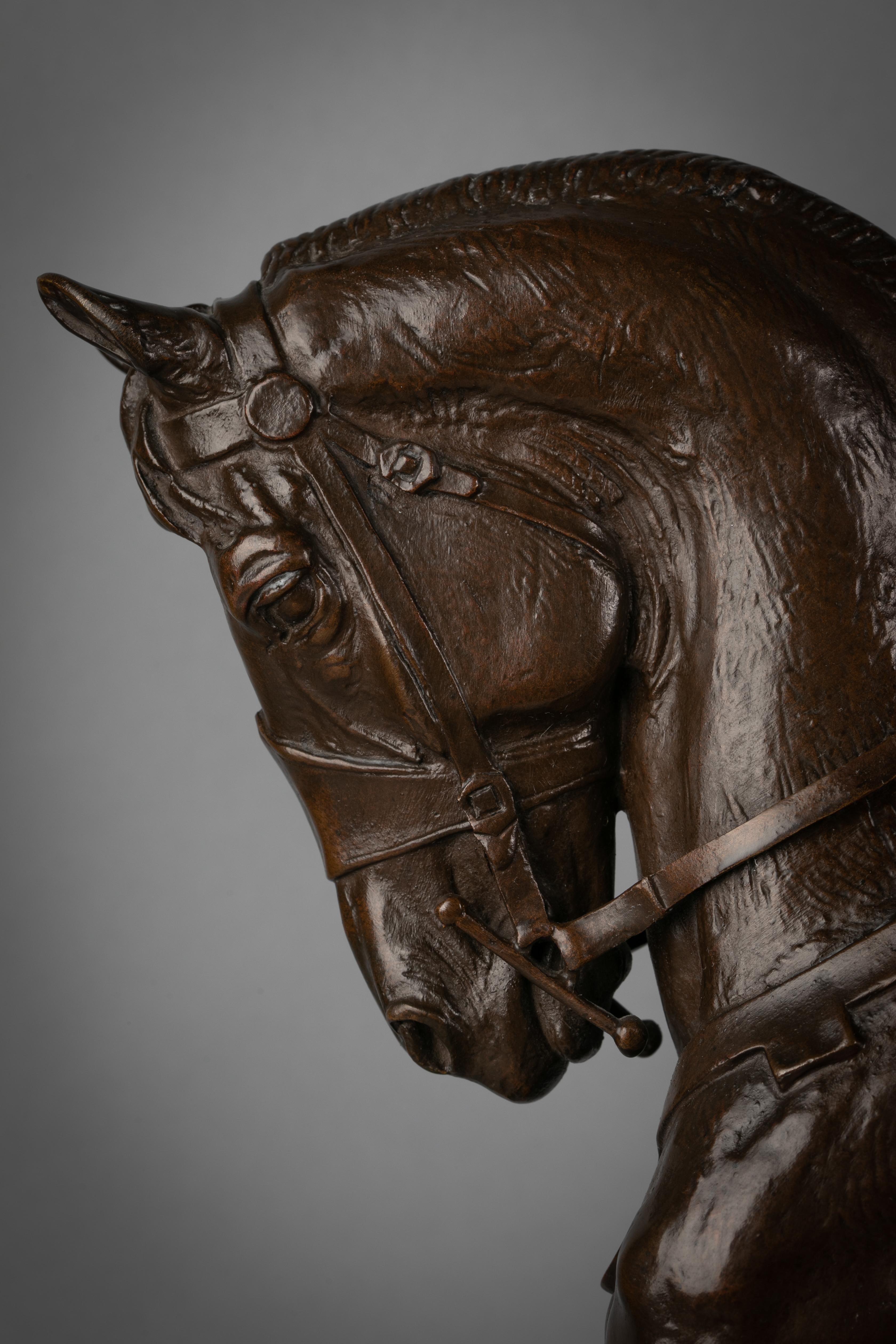 French Bronze of Joan of Arc, by Emmanuel Fremiet 1