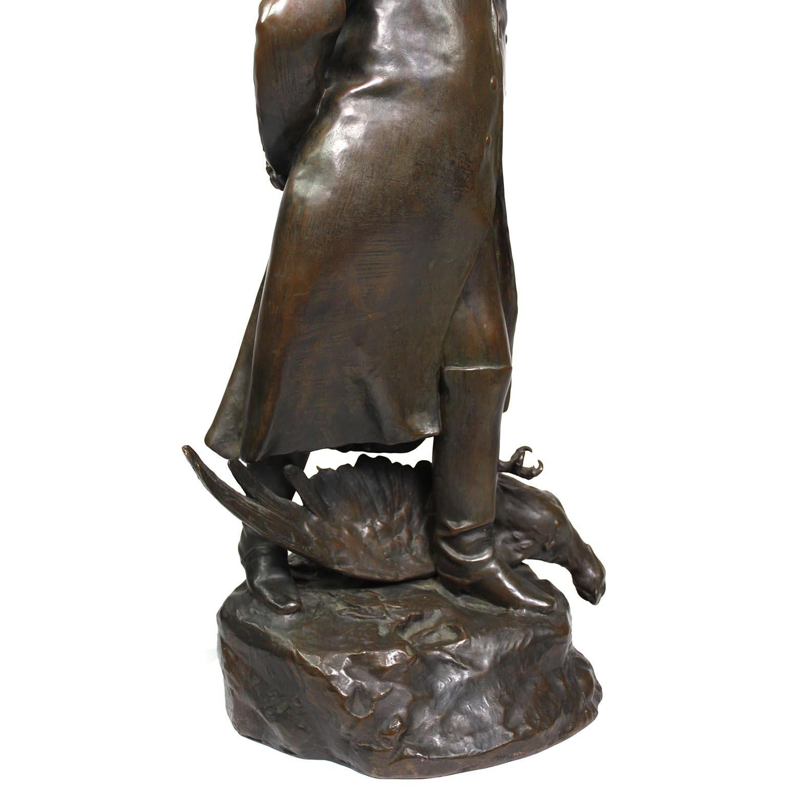 Bronzo francese di Napoleone in marcia a Waterloo di Marius Jean Antonin Mercié in vendita 9
