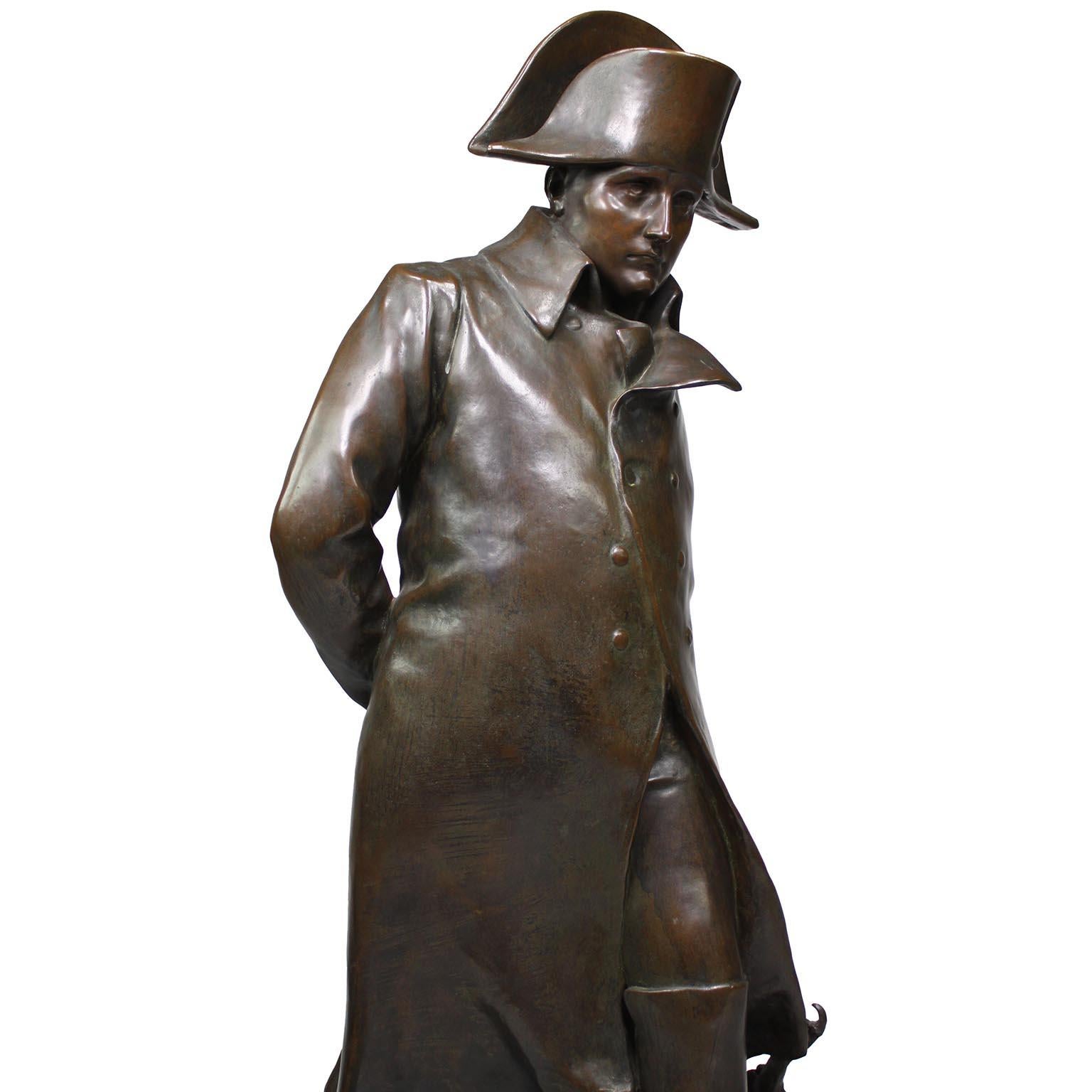 Bronzo francese di Napoleone in marcia a Waterloo di Marius Jean Antonin Mercié in vendita 10