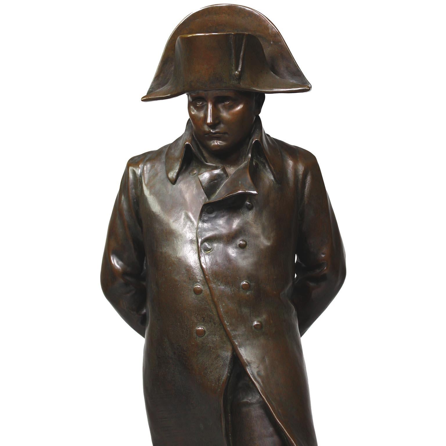 Bronzo francese di Napoleone in marcia a Waterloo di Marius Jean Antonin Mercié in vendita 2