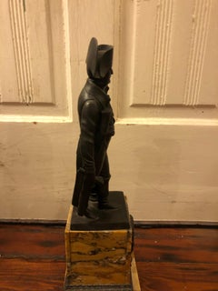 French Bronze of Napoleon on Sienna Marble Plinth