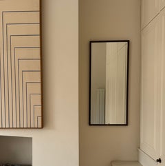 French bronze patinated gilt metal framed mirror