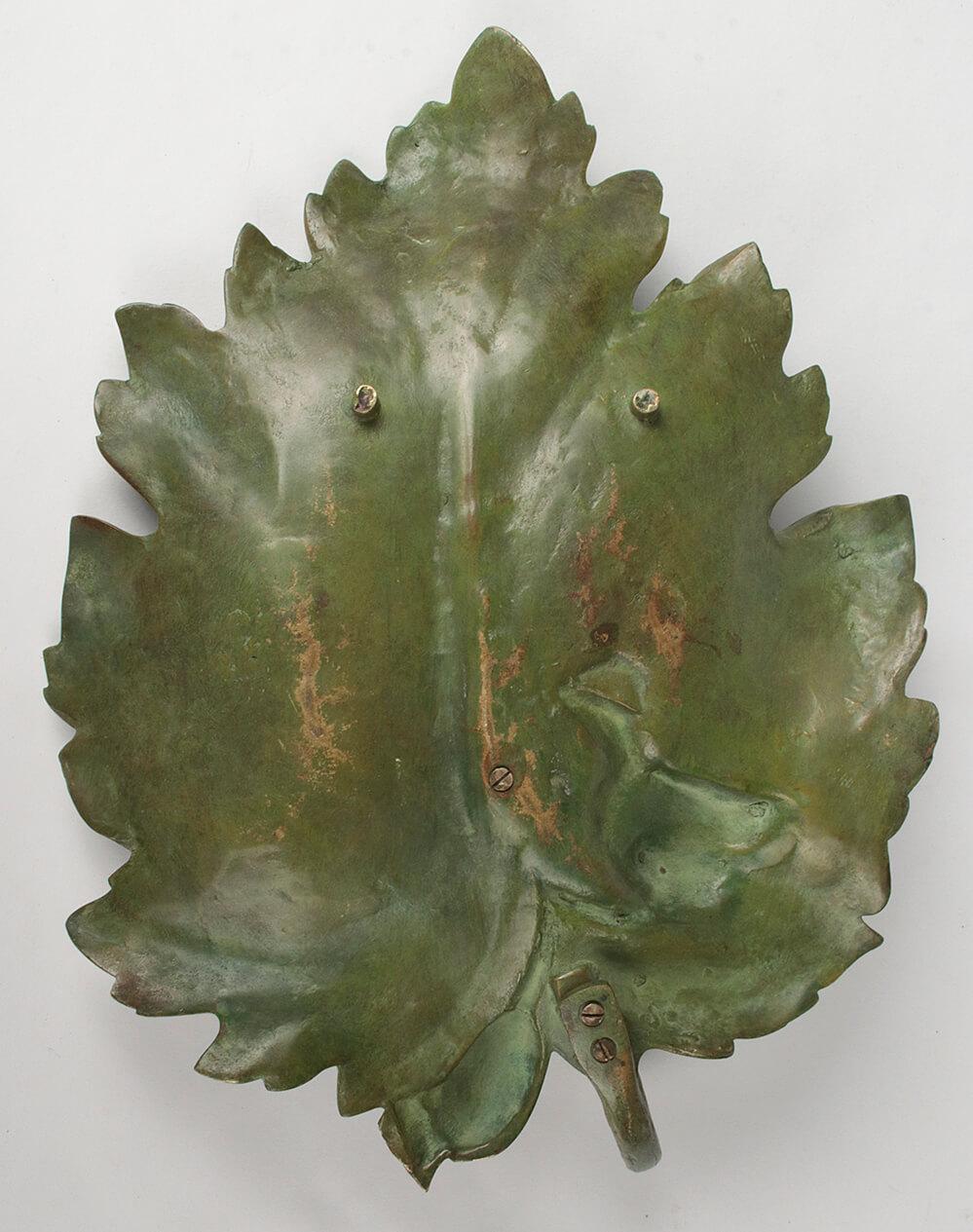 French Bronze Presenting Dish Shaped as Leaf by Giltay 13
