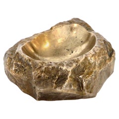 French Bronze Rock Form Vide Poche or Ashtray by Monique Gerber