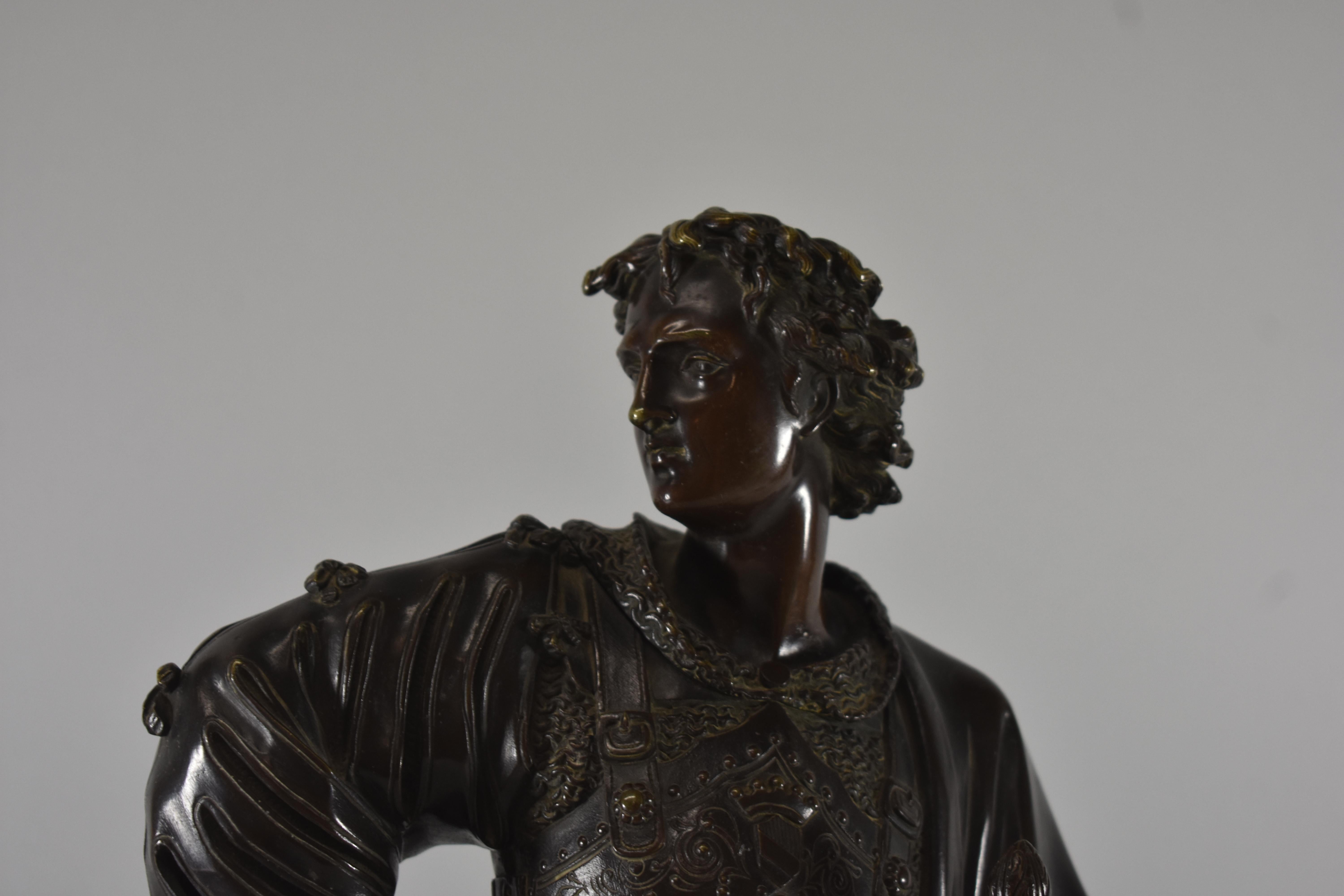 Forged French Bronze Sculpture Albert Ernest Carrier Belleuse 1824-1887 Defreville