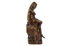 French Bronze Sculpture "Amalthea and Jupiter's Goat" after Pierre Julien