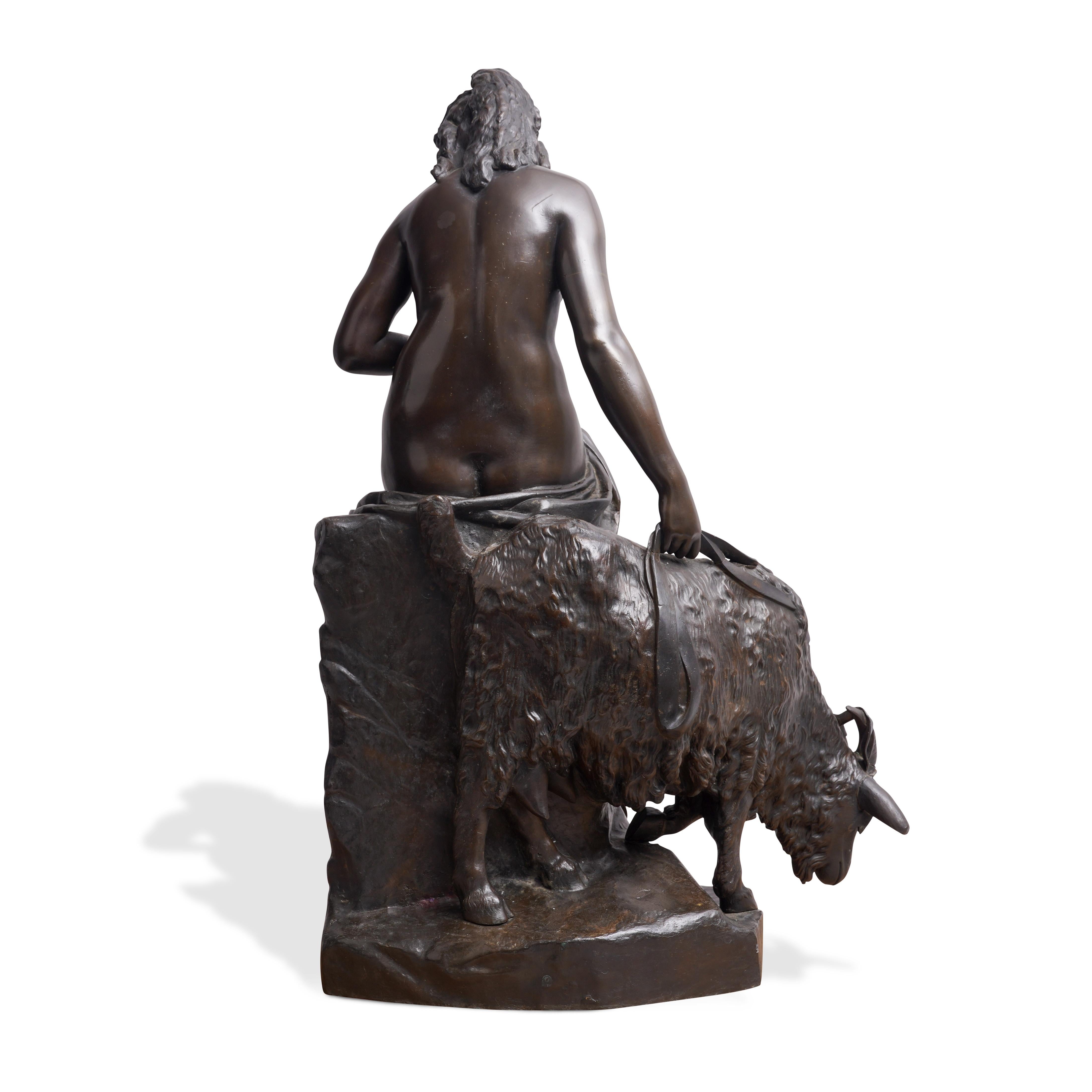 A Large French Bronze Sculpture 