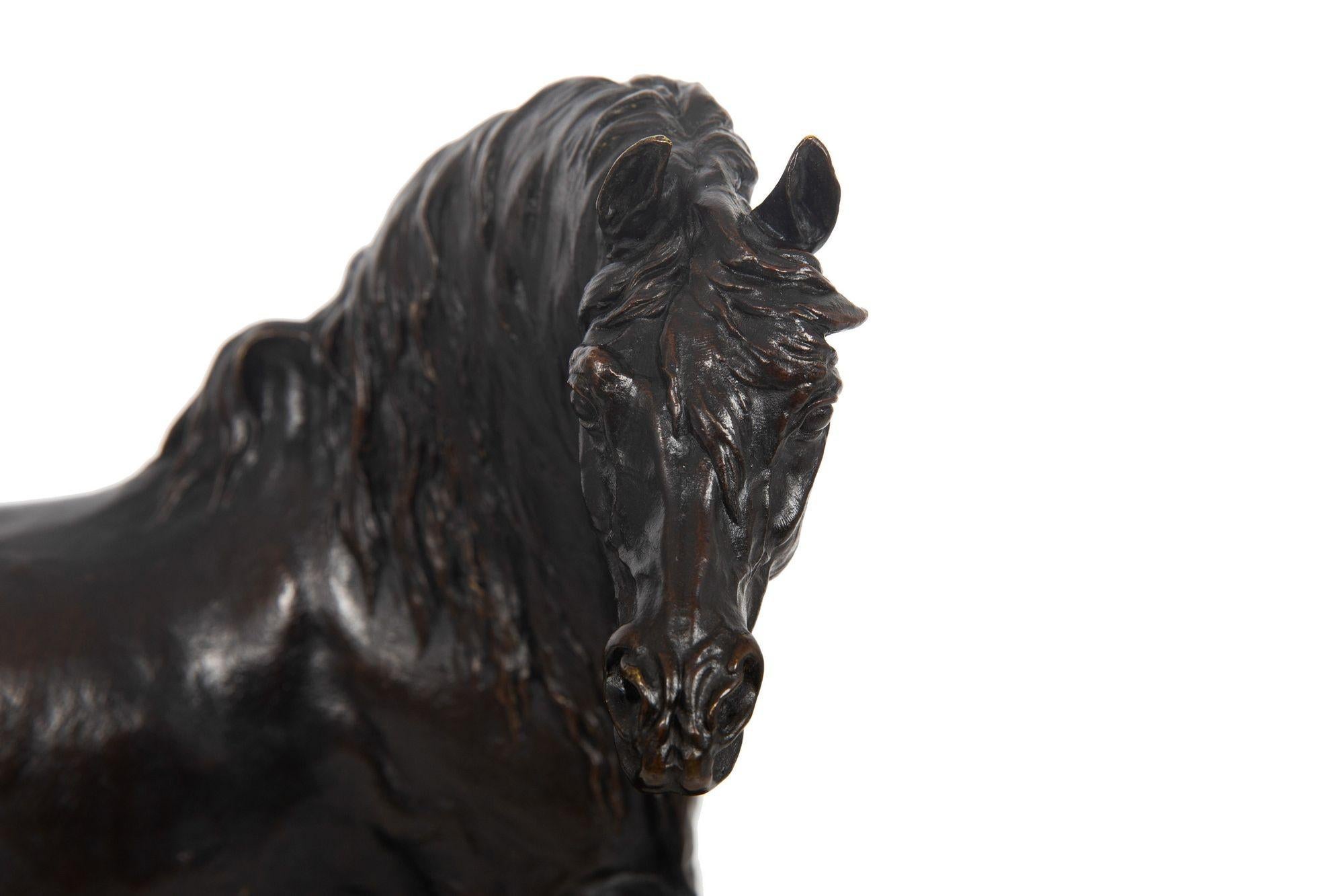 French Bronze Sculpture “Cheval Libre” (Free Horse) after Pierre Jules Méne For Sale 8