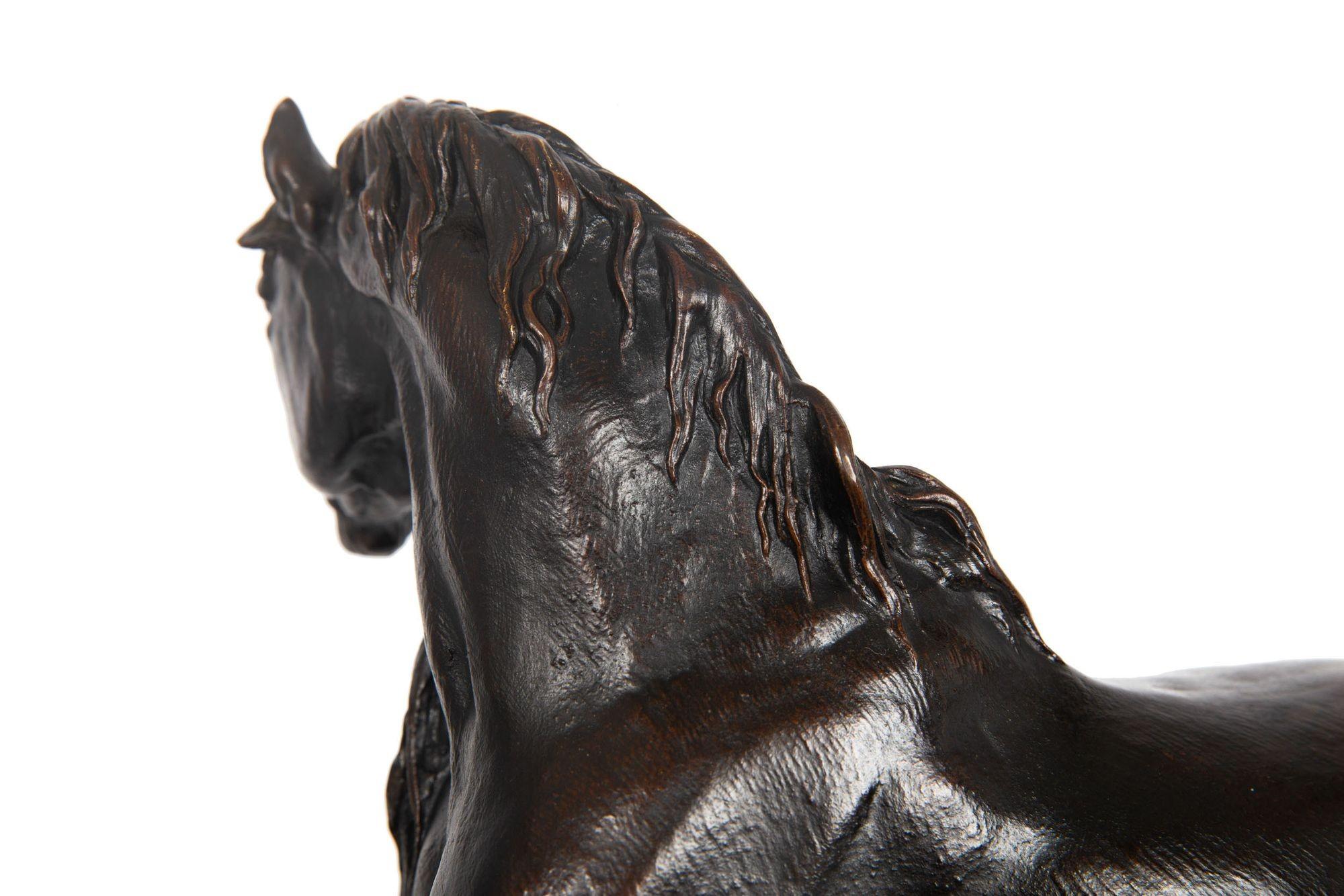 French Bronze Sculpture “Cheval Libre” (Free Horse) after Pierre Jules Méne For Sale 9
