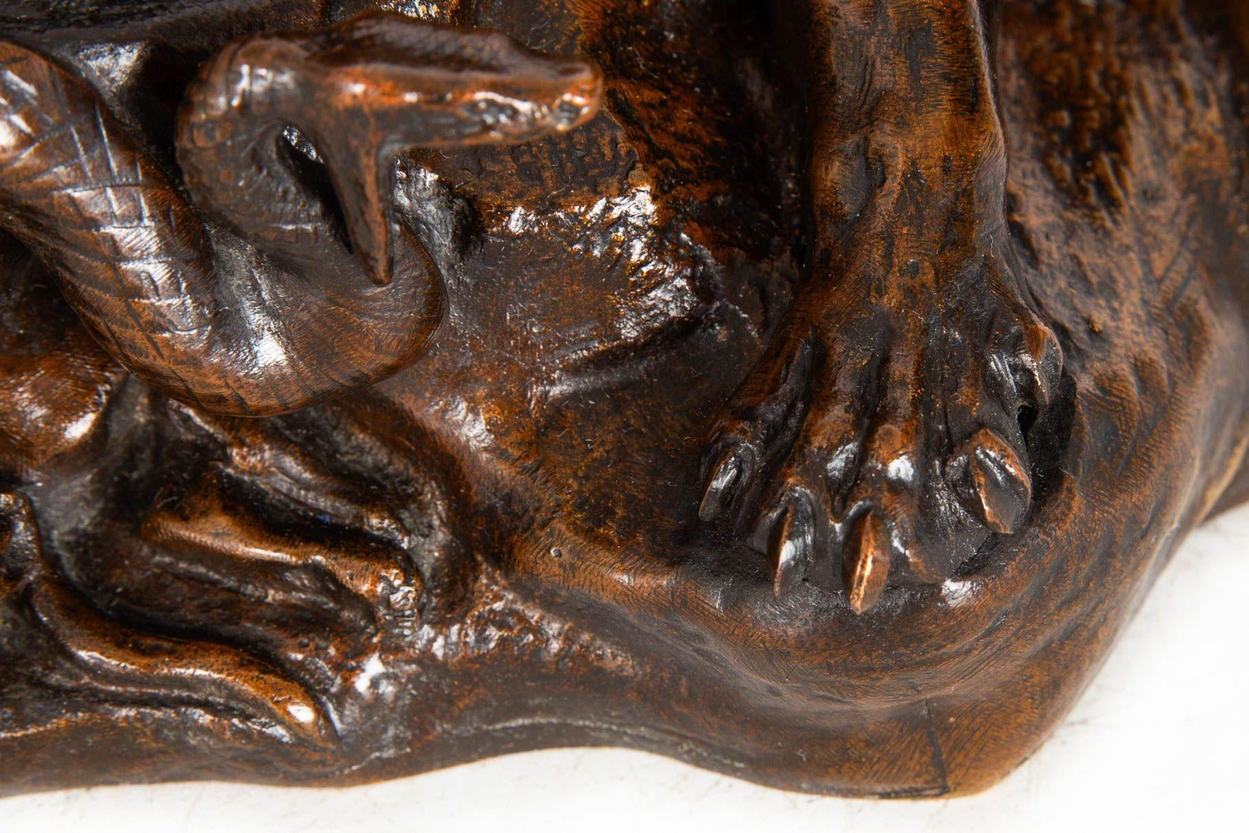 French Bronze Sculpture “Desert Drama” by Georges Gardet 14