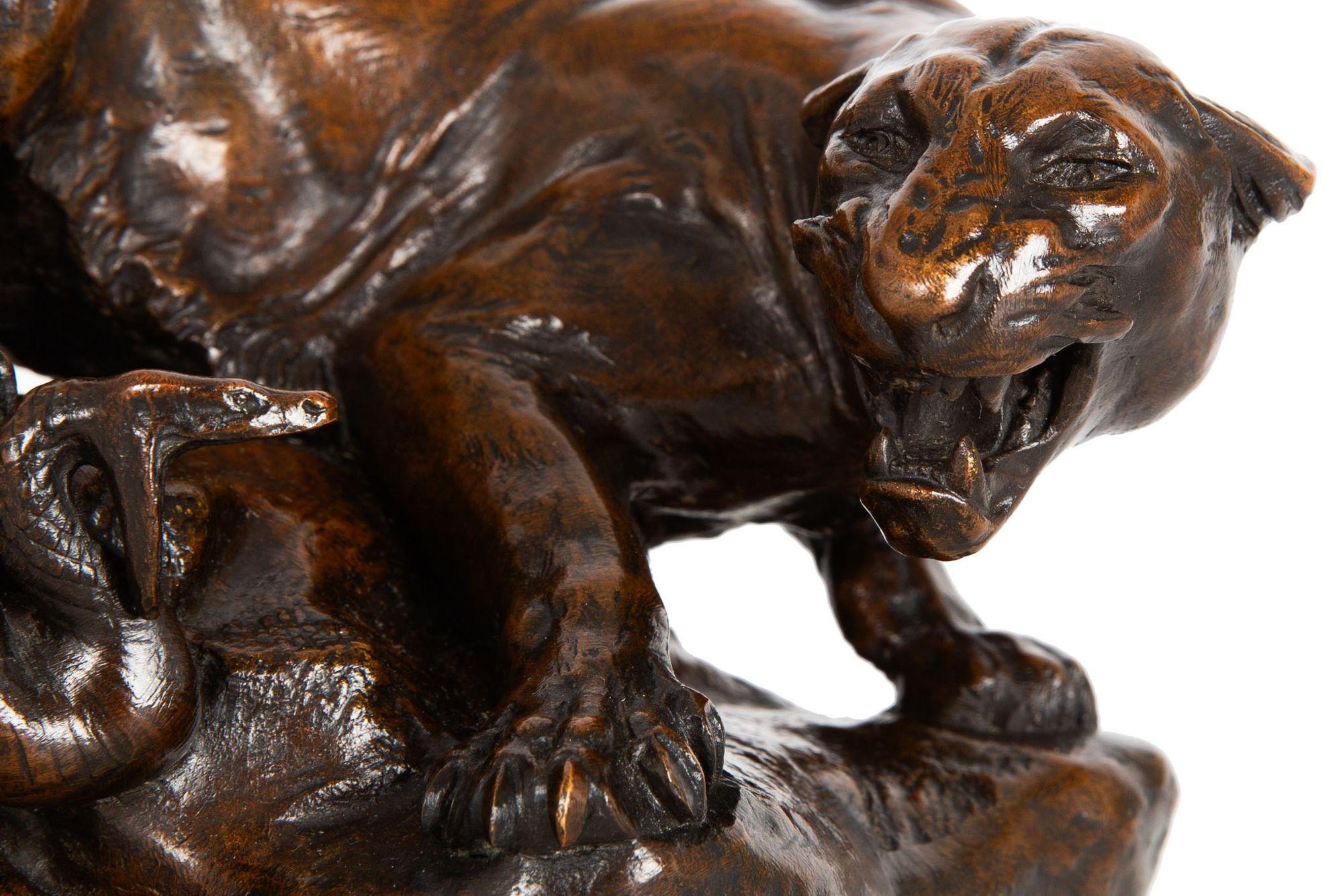 French Bronze Sculpture “Desert Drama” by Georges Gardet 2