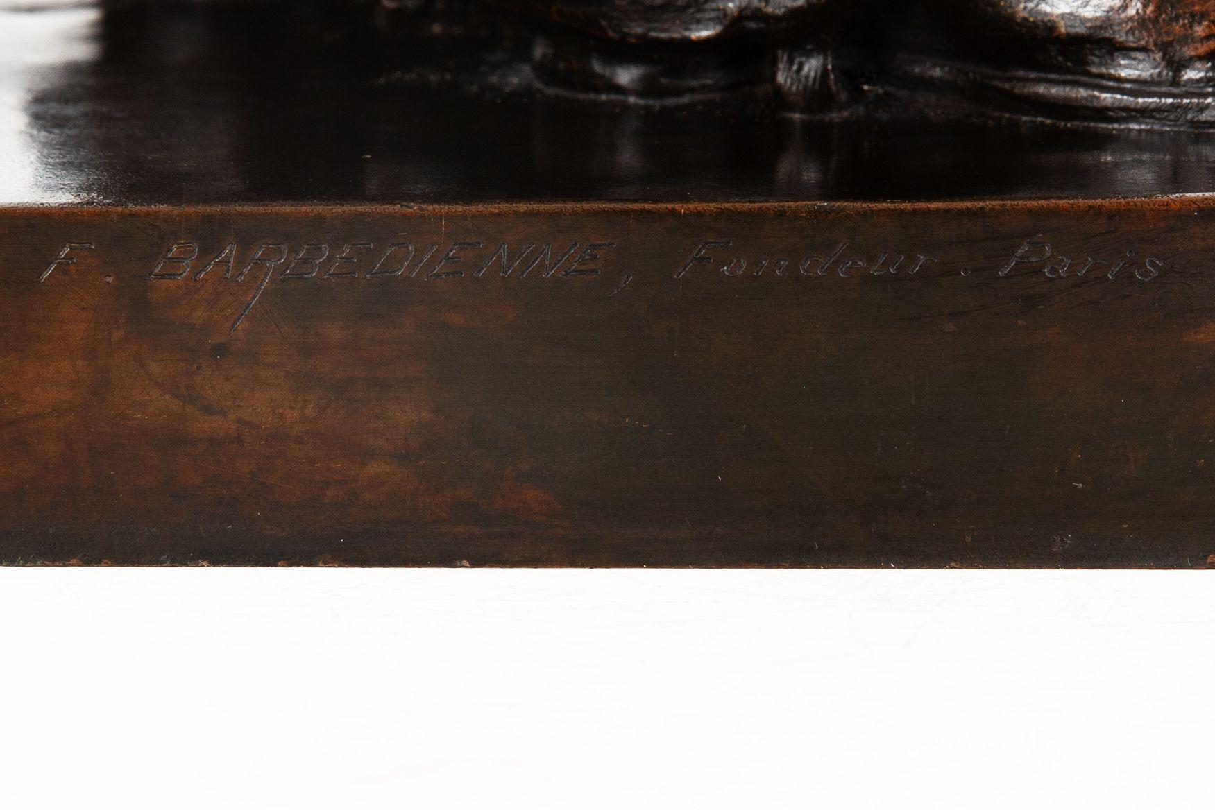French Bronze Sculpture of “A Boy Soldier