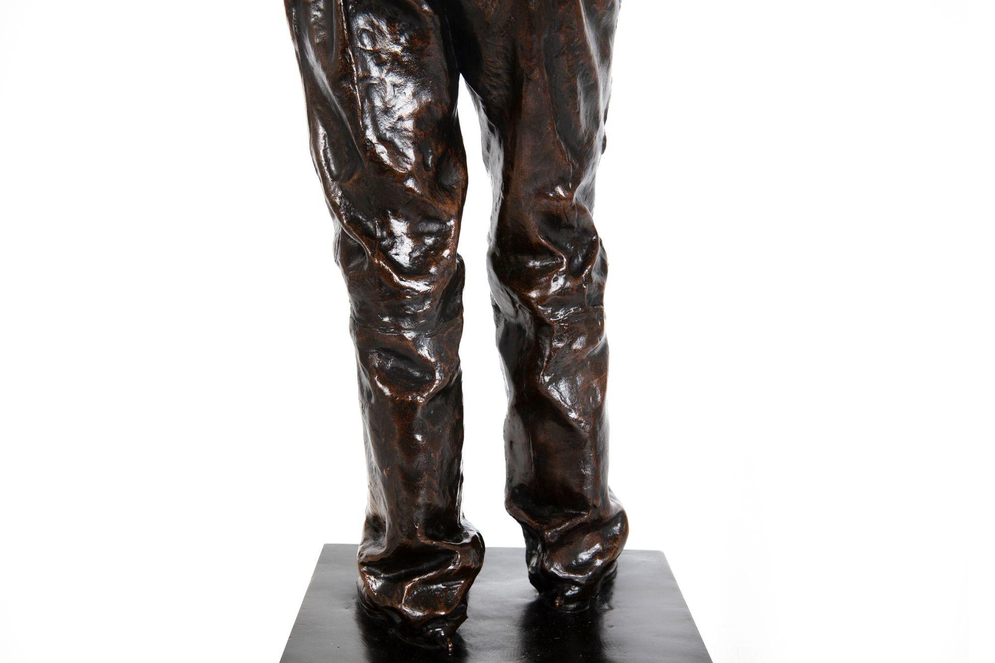 French Bronze Sculpture of “A Boy Soldier