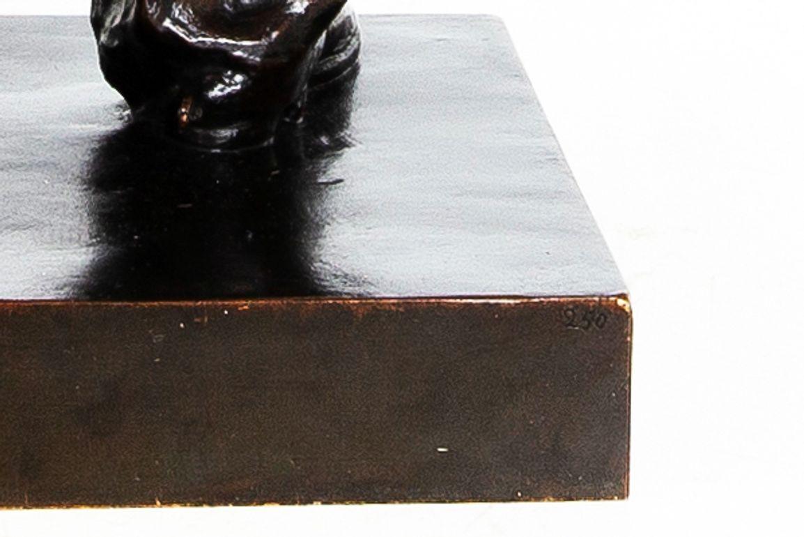 French Bronze Sculpture of “A Boy Soldier