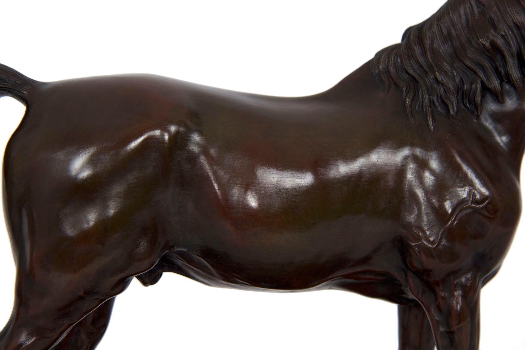 mene bronze horse sculpture