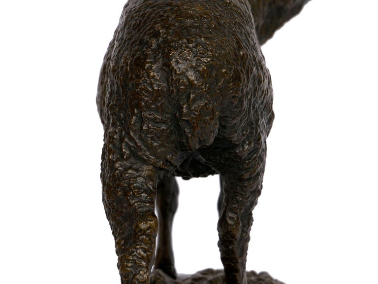 French Bronze Sculpture of “Merino Ewe” by Isidore Bonheur For Sale 6
