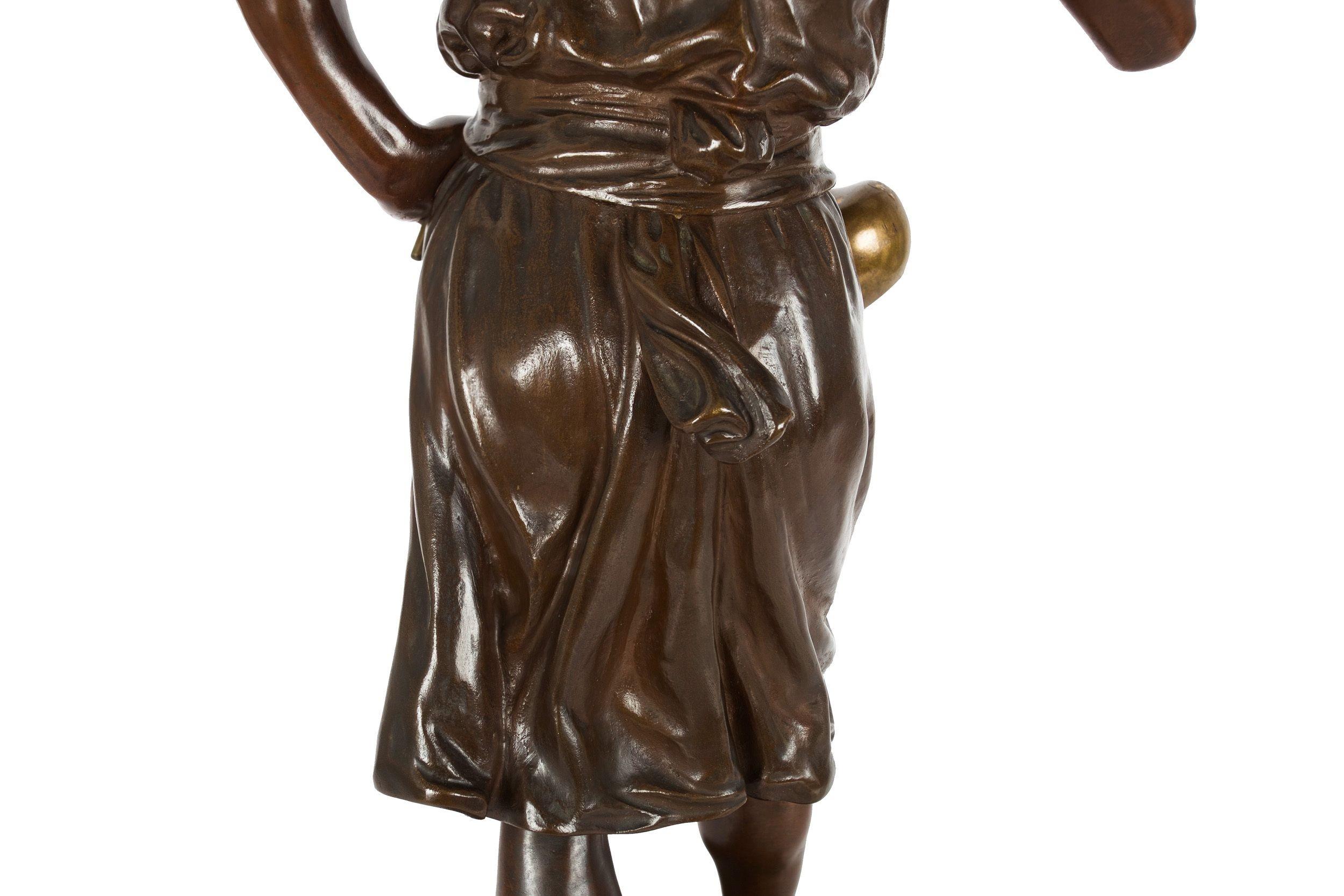 Sculpture française en bronze du « porteur d'eau tunisien » par Marcel Debut en vente 9