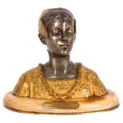 French Bronze Sculpture "Patricienne Florentine” after Roland Colombo