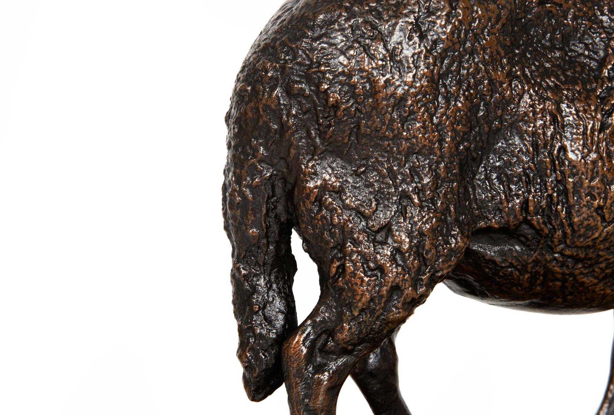 French Bronze Sculpture Rosa Bonheur “Mouton Broutant” Sheep ca. 1860 6