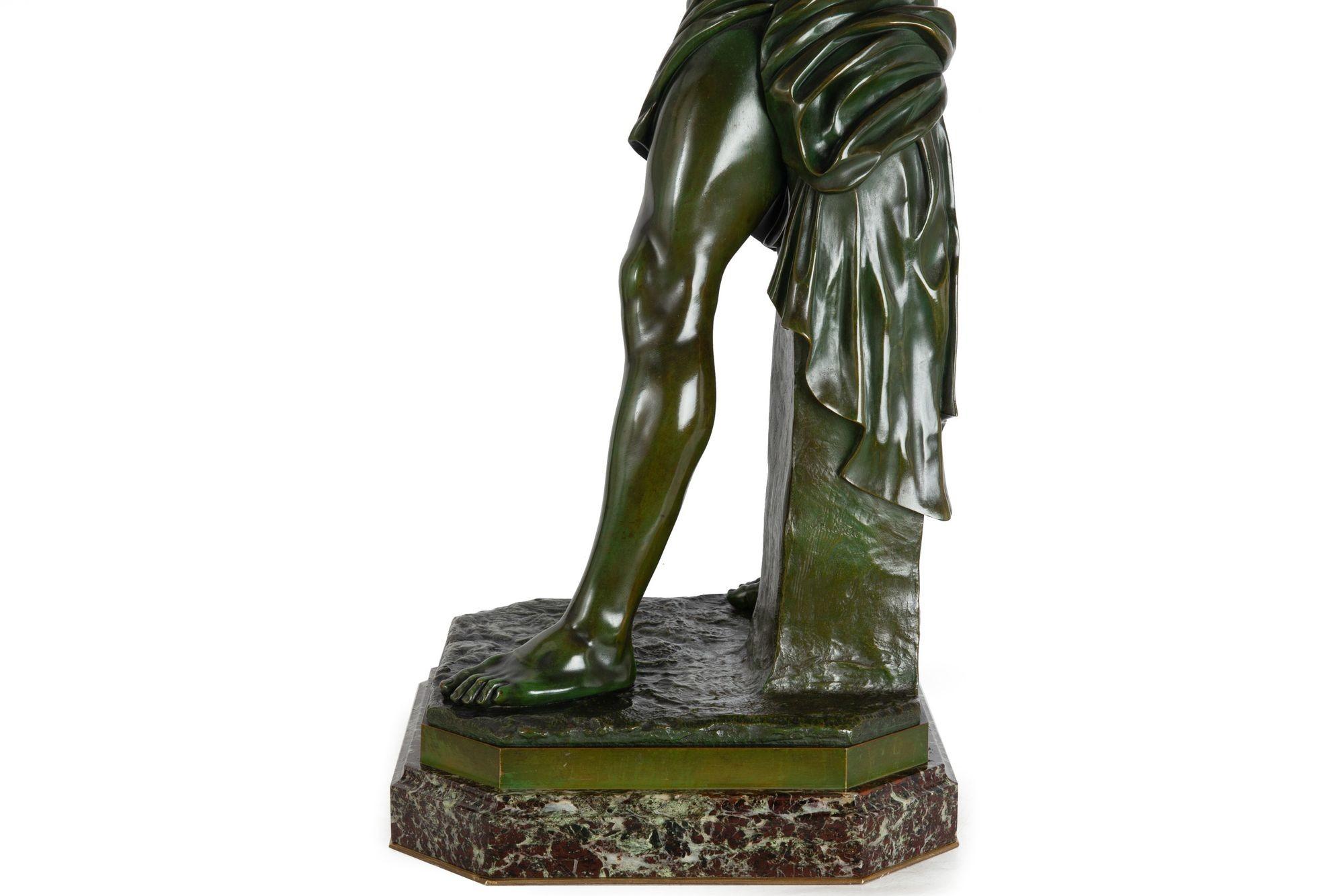 French Bronze Sculpture “Spartacus Breaking His Chains” after Denis Foyatier 4