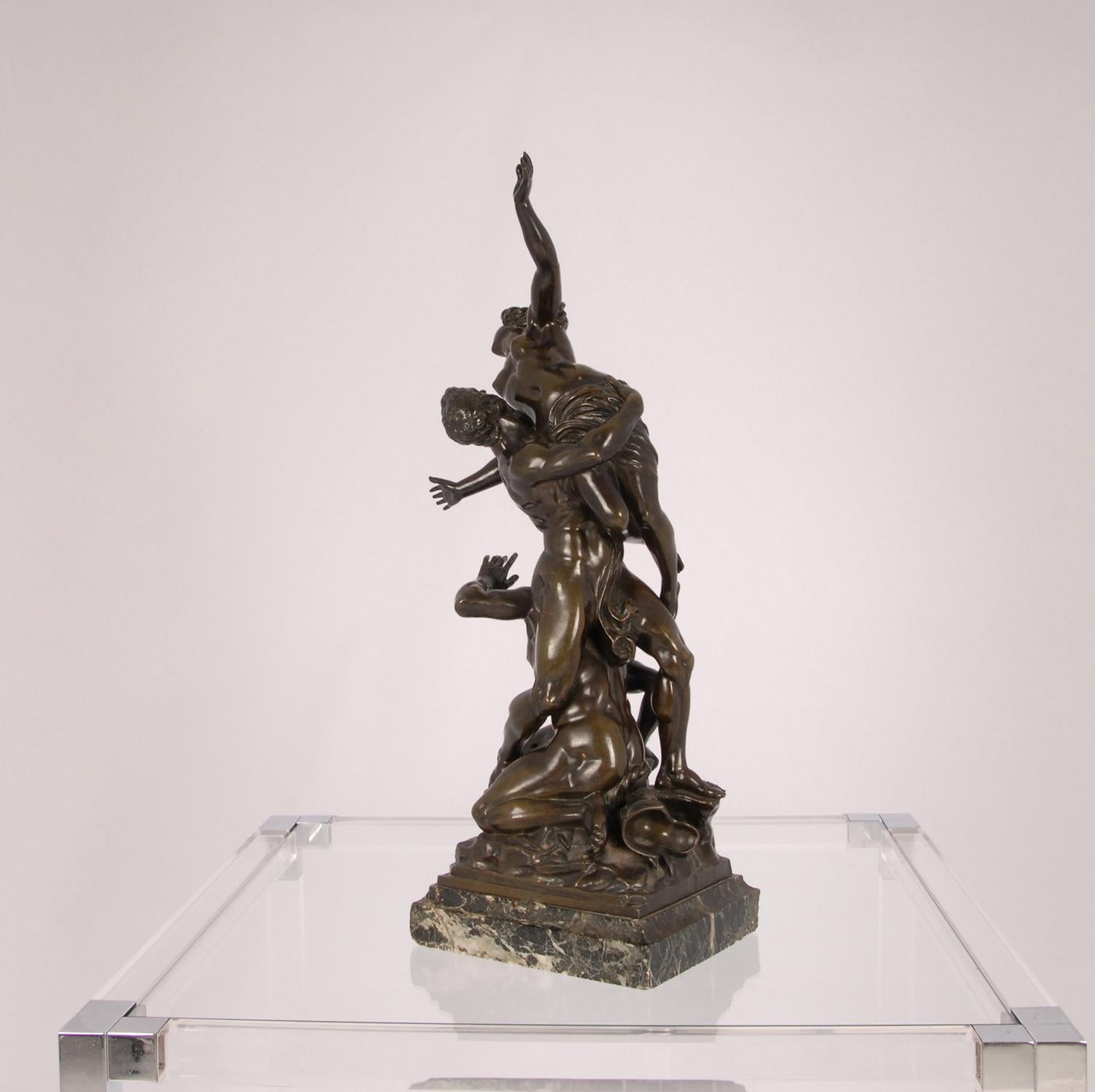 French Bronze Sculpture the Abduction of Sabine Women Giambologna Renaissance 7