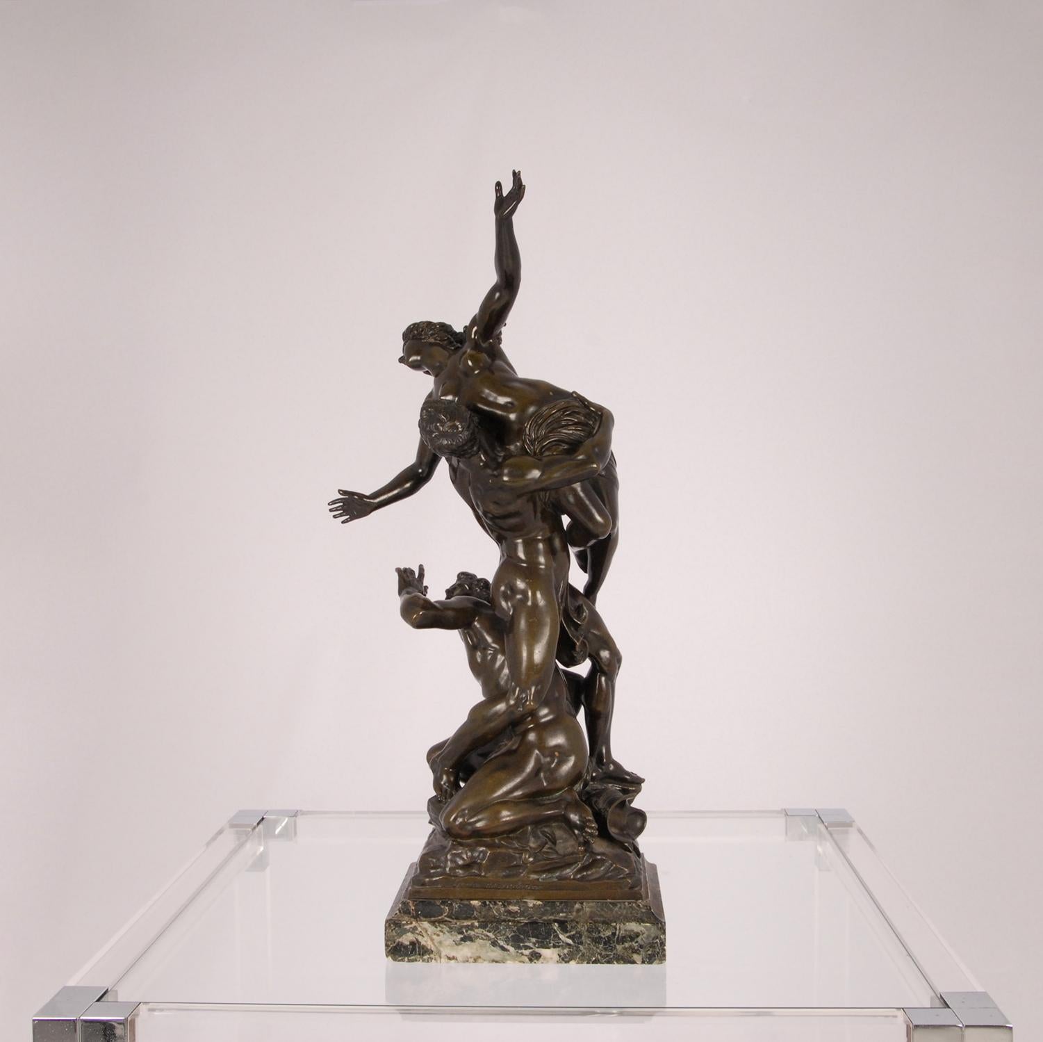 French Bronze Sculpture the Abduction of Sabine Women Giambologna Renaissance 8
