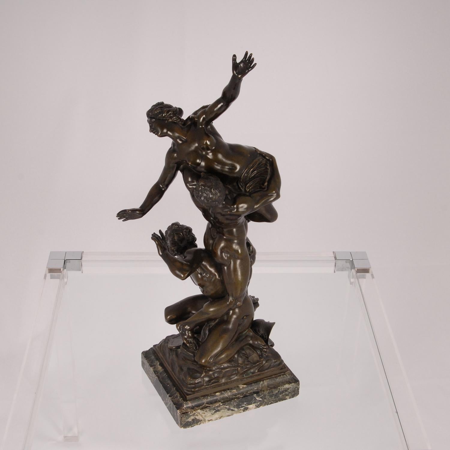 French Bronze Sculpture the Abduction of Sabine Women Giambologna Renaissance 9