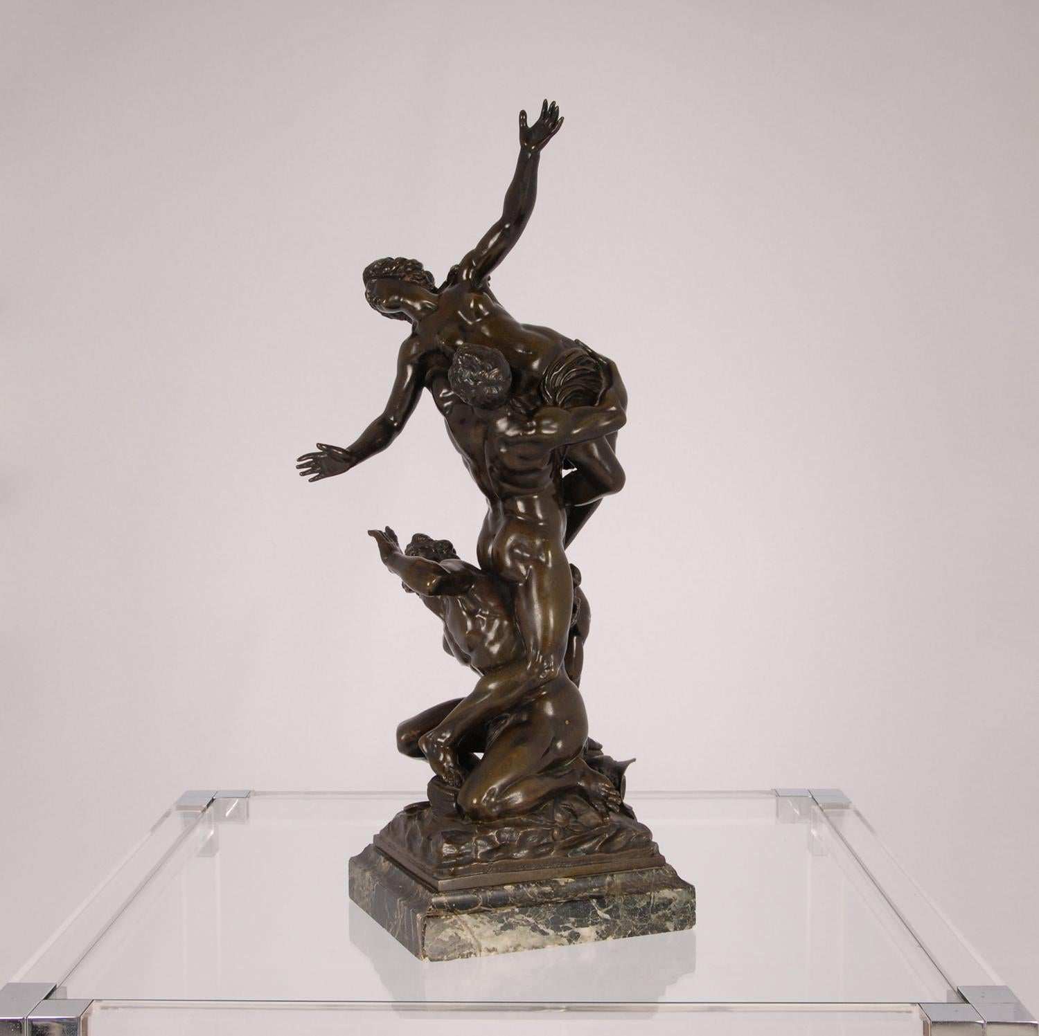 French Bronze Sculpture the Abduction of Sabine Women Giambologna Renaissance 10