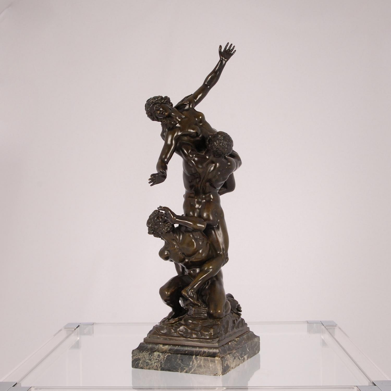 French Bronze Sculpture the Abduction of Sabine Women Giambologna Renaissance 11