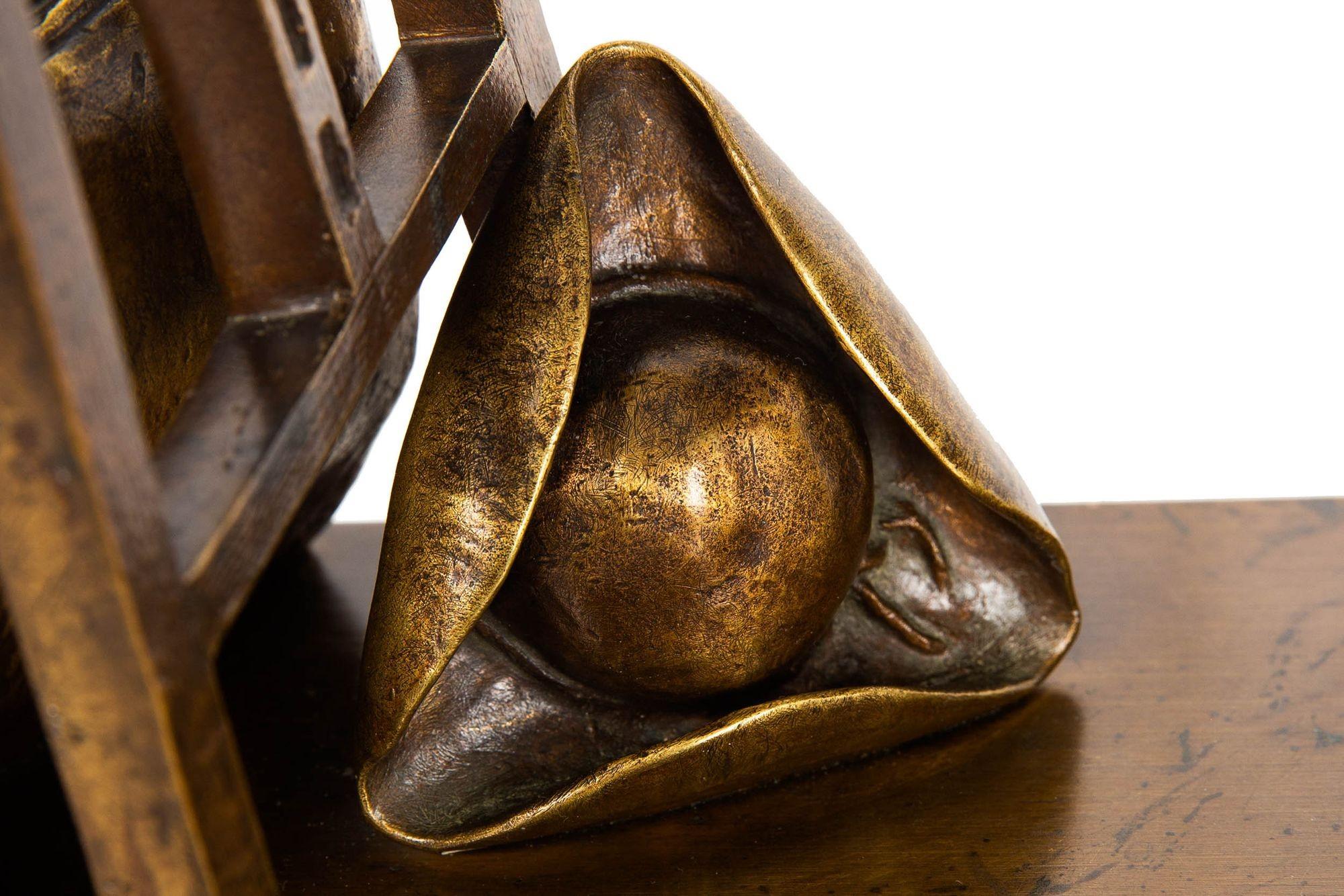 Sculpture en bronze française The Amateur par Pierre Detrier circa 1890 8