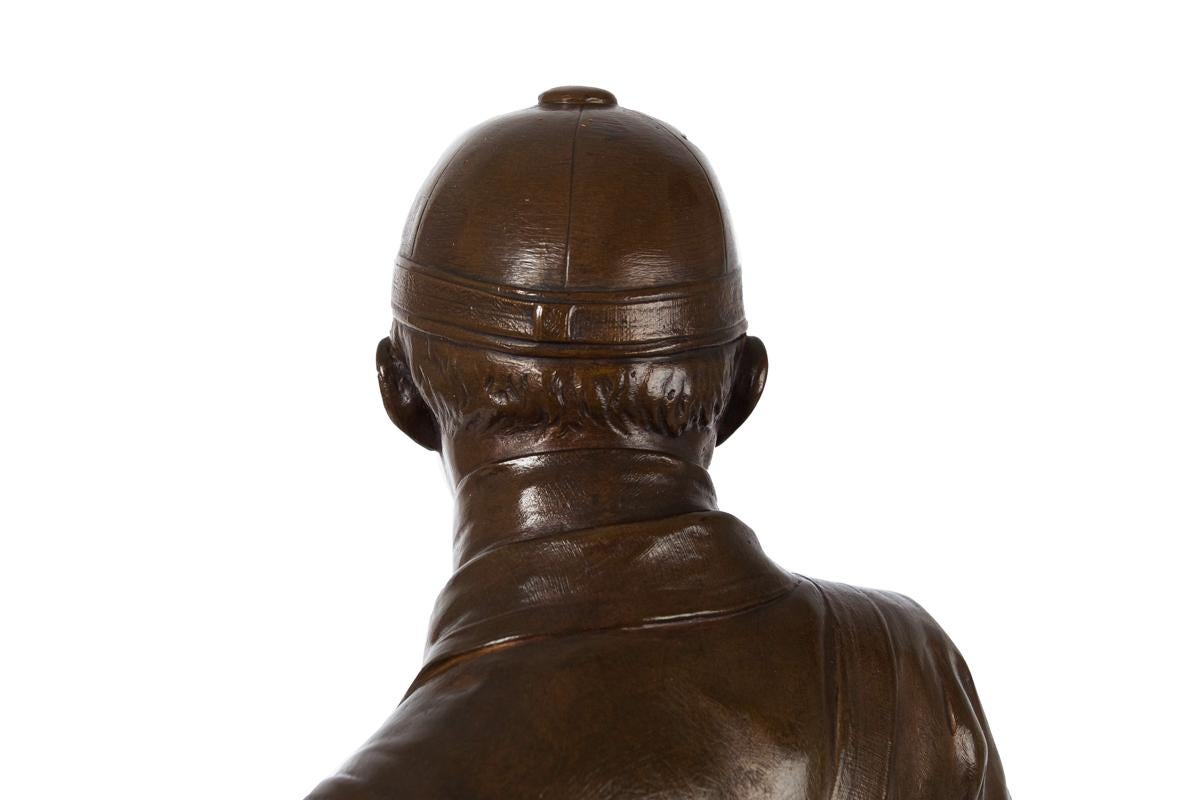 Sculpture française en bronze Valet de Limier de Pierre Jules Mene & Barbedienne en vente 6