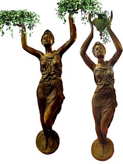 French Bronze Sculptures from the 19th Century, Guèridon Statues