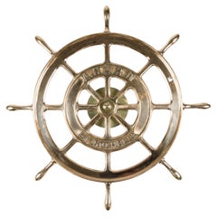 French bronze ships wheel, La Rochelle