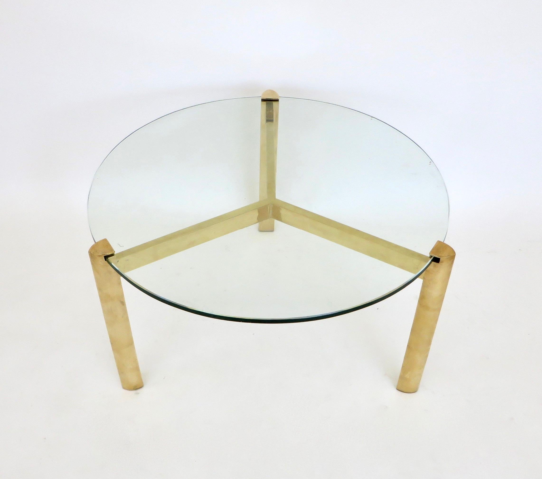 Mid-Century Modern Jacques Quinet French Bronze Side Table or Small Coffee Table Attributed
