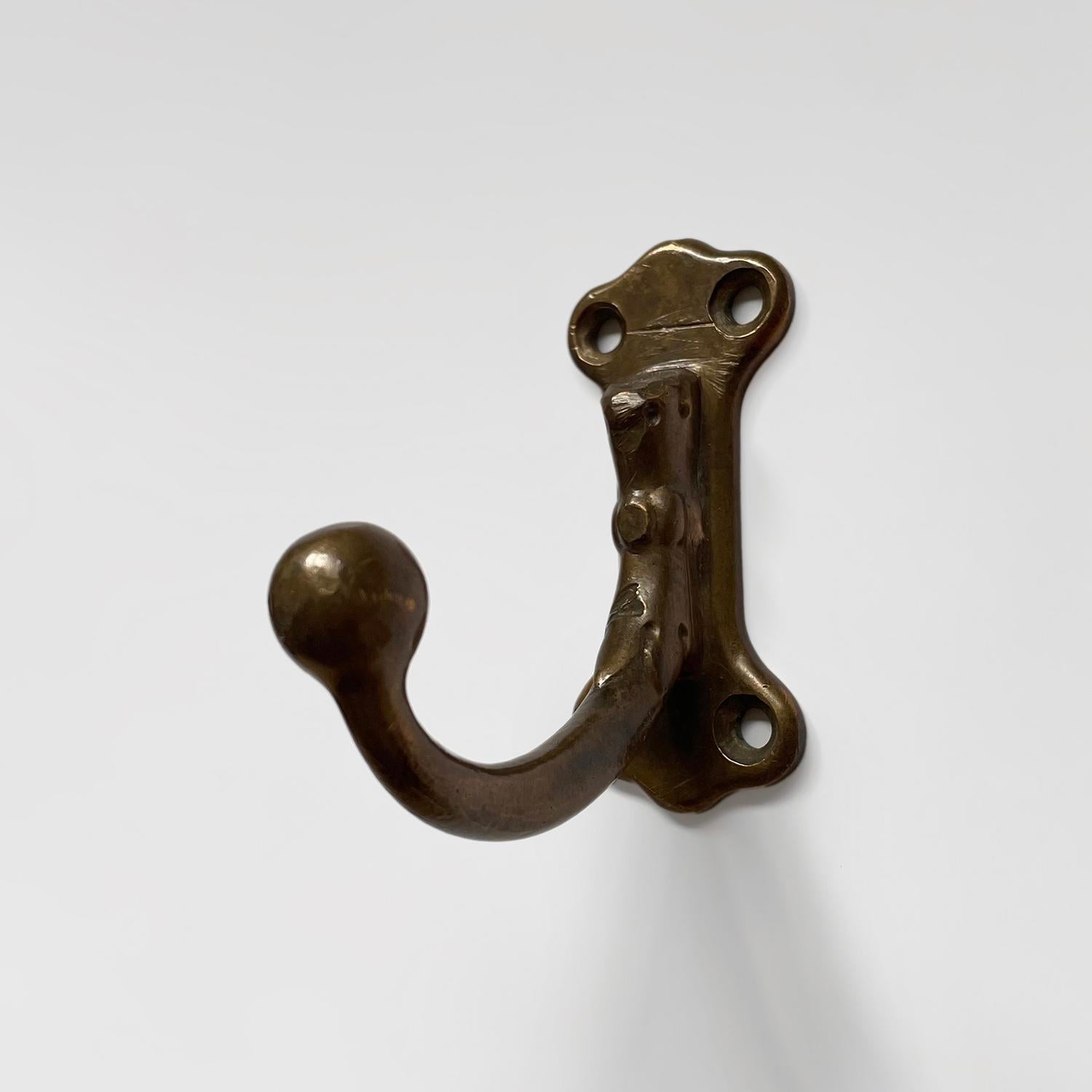 French Bronze Single Wall Hook For Sale 1