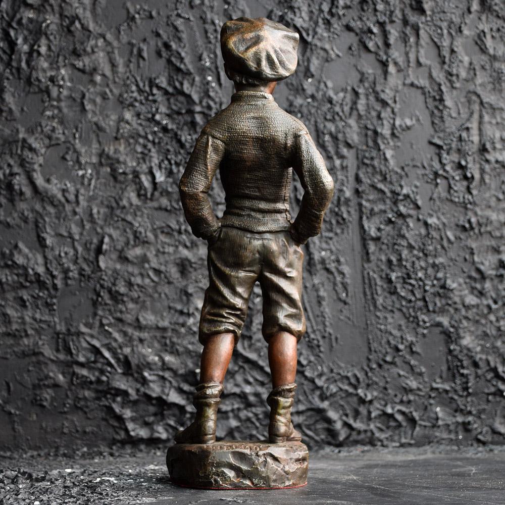 French Bronze Spelter Figure by Siffleur 
