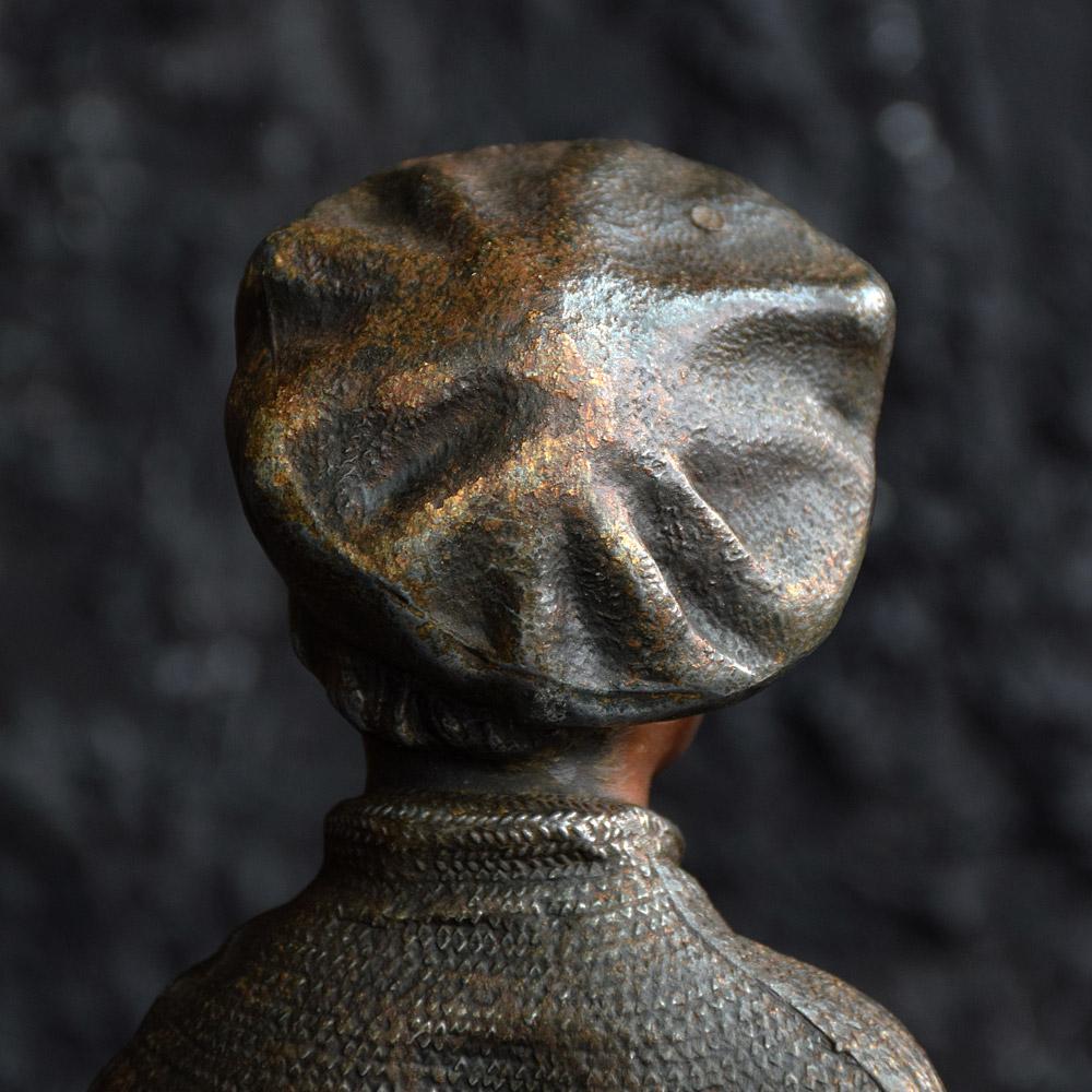 French Bronze Spelter Figure by Siffleur 