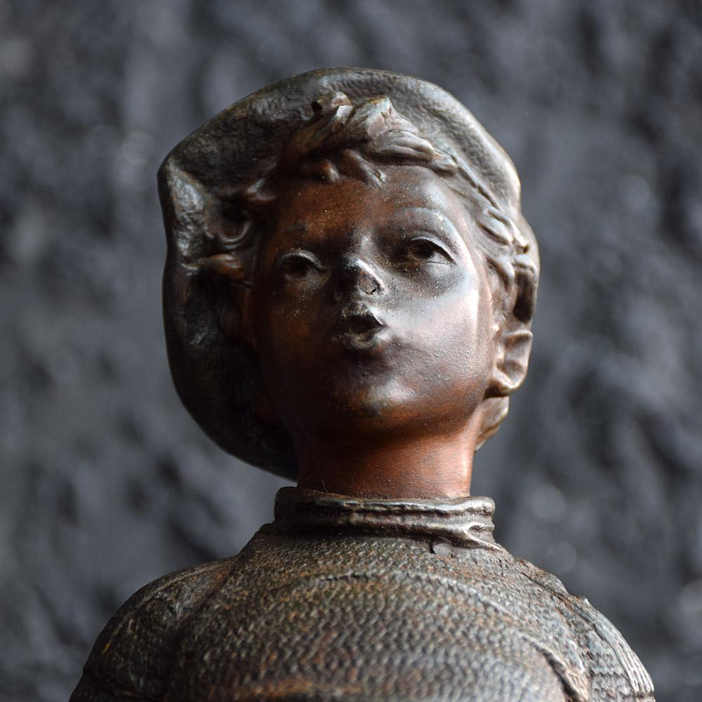 French Bronze Spelter Figure by Siffleur 