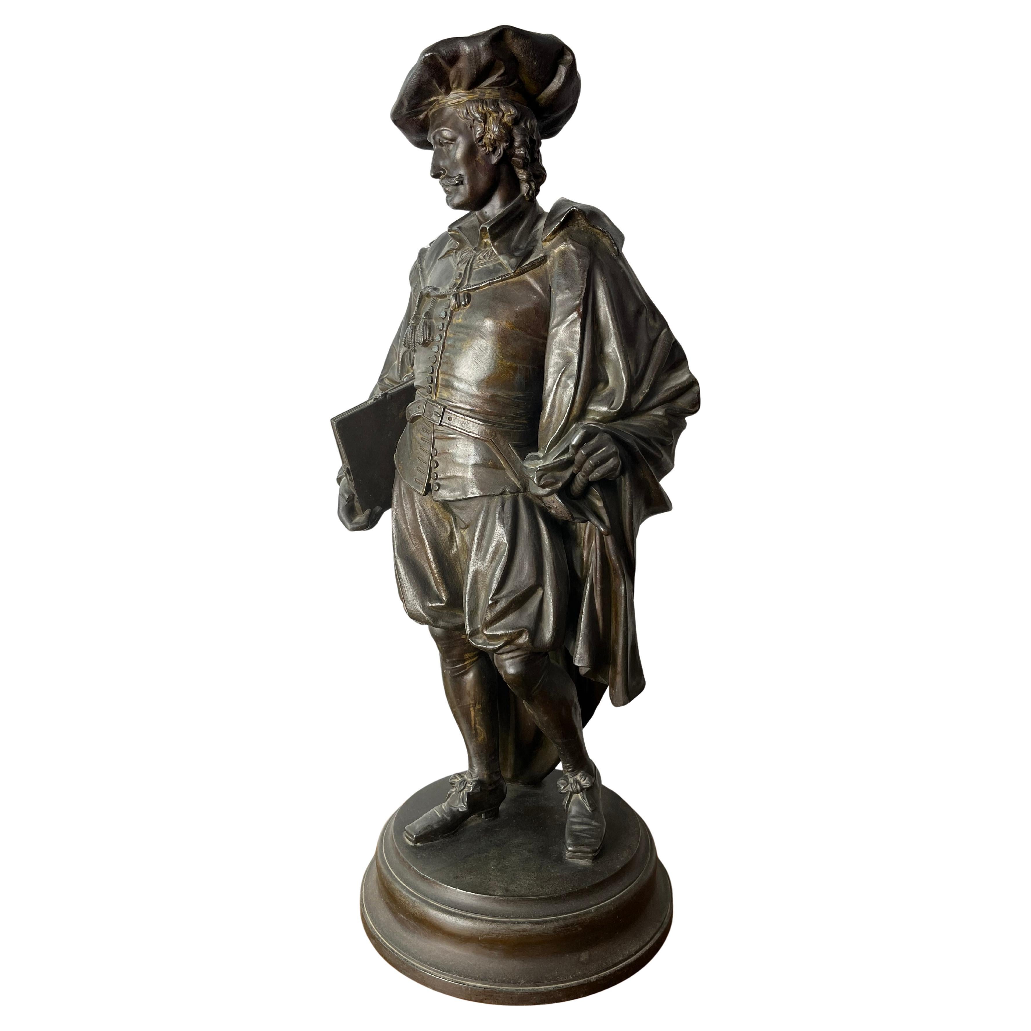 Statua di bronzo francese, anni '30
Trovato in un appartamento nobiliare. Buone condizioni, piccoli segni di invecchiamento.