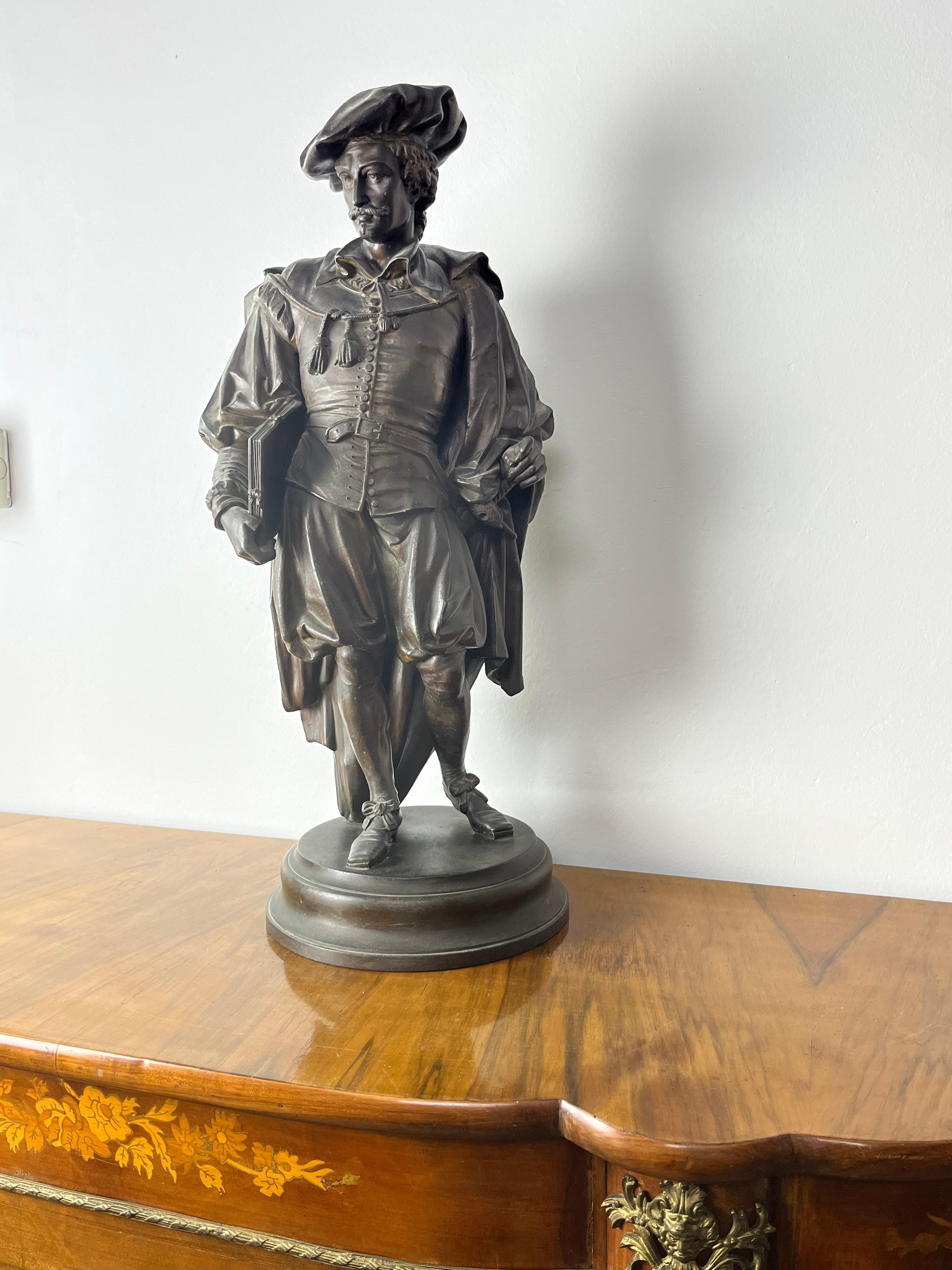 Francese Statua di bronzo francese, anni '30 in vendita