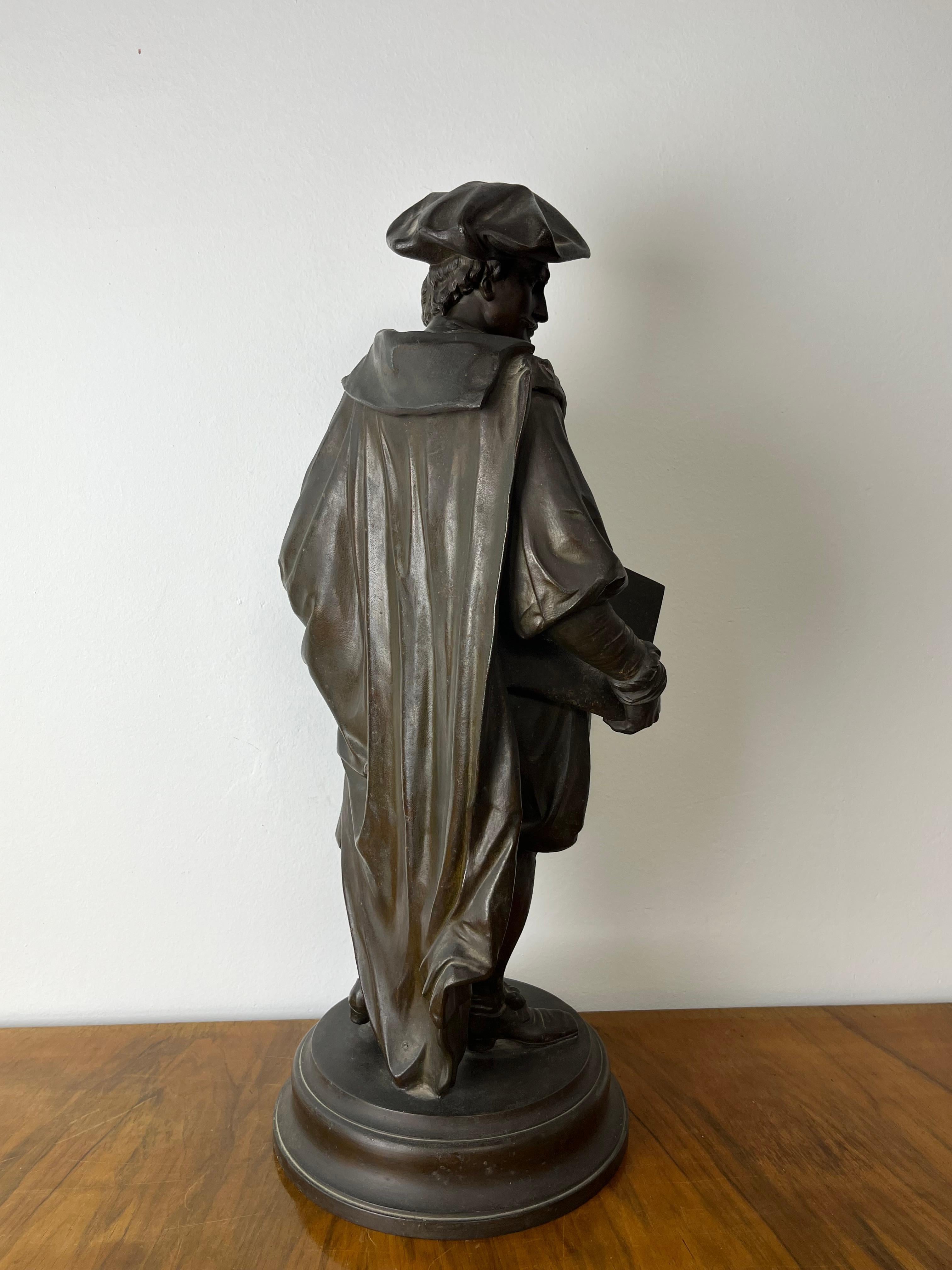 Metà XX secolo Statua di bronzo francese, anni '30 in vendita