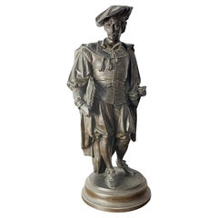 French Bronze Statue, 1930s