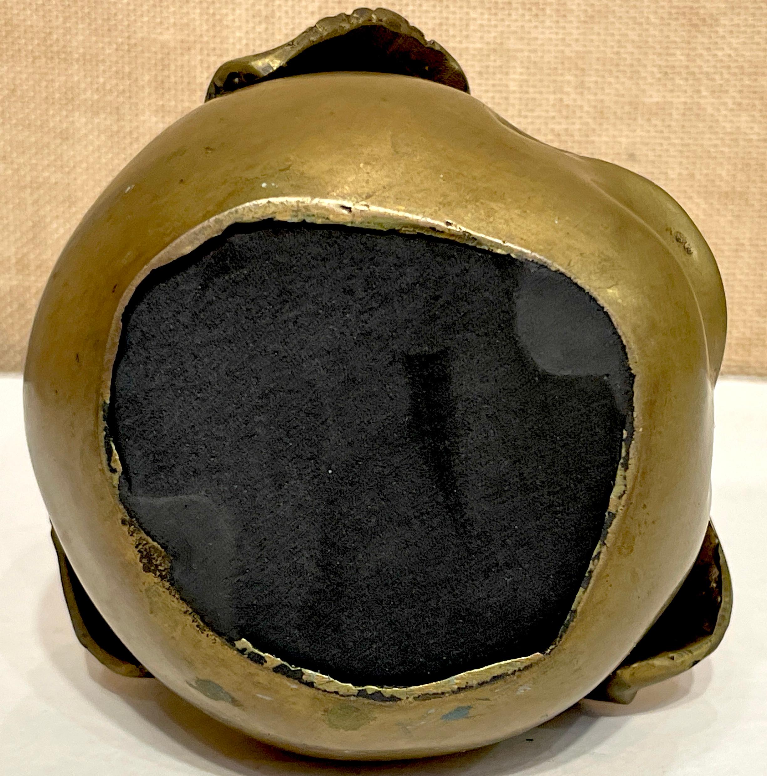 French Bronze Surrealist Bronze Apple Sculpture Style of Claude Lalanne 4